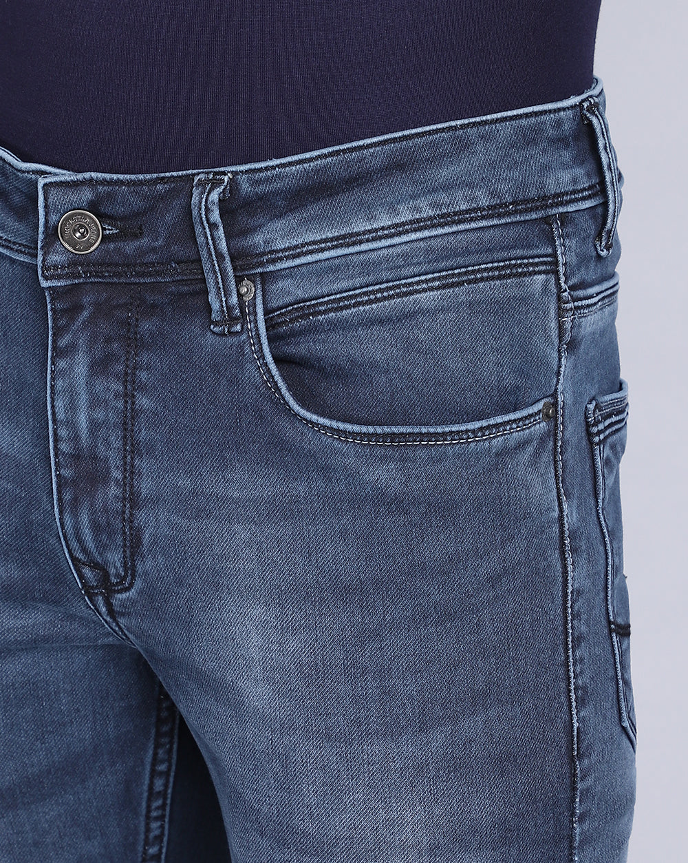Slim Fit Jeans-Vintage Mid Blue