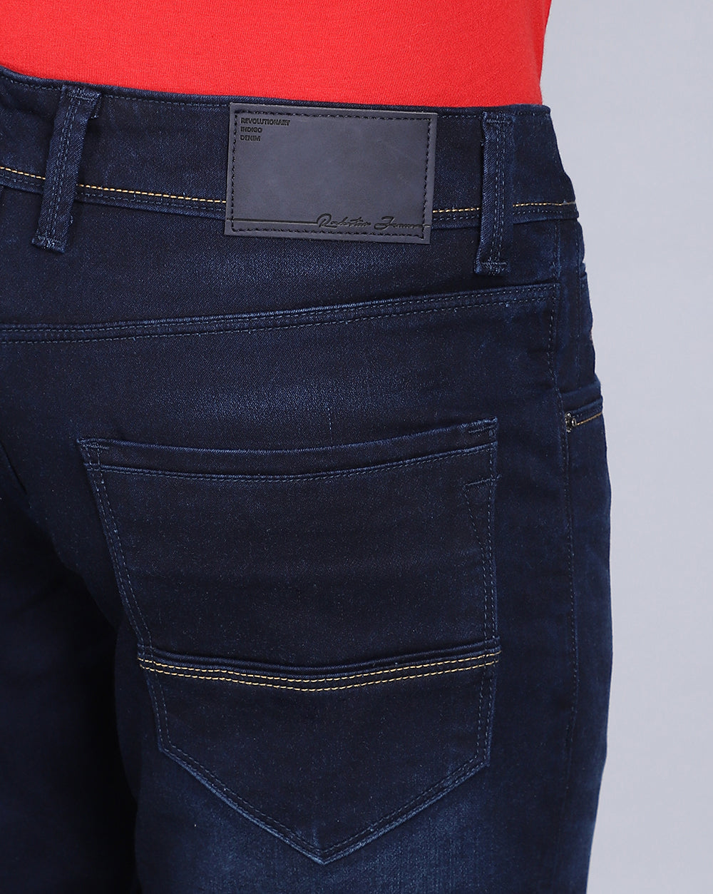 Tailored Fit Jeans-Indigo