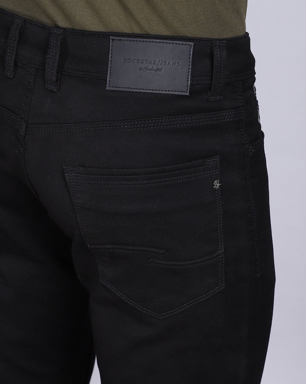 Tailored Fit Jeans-Black