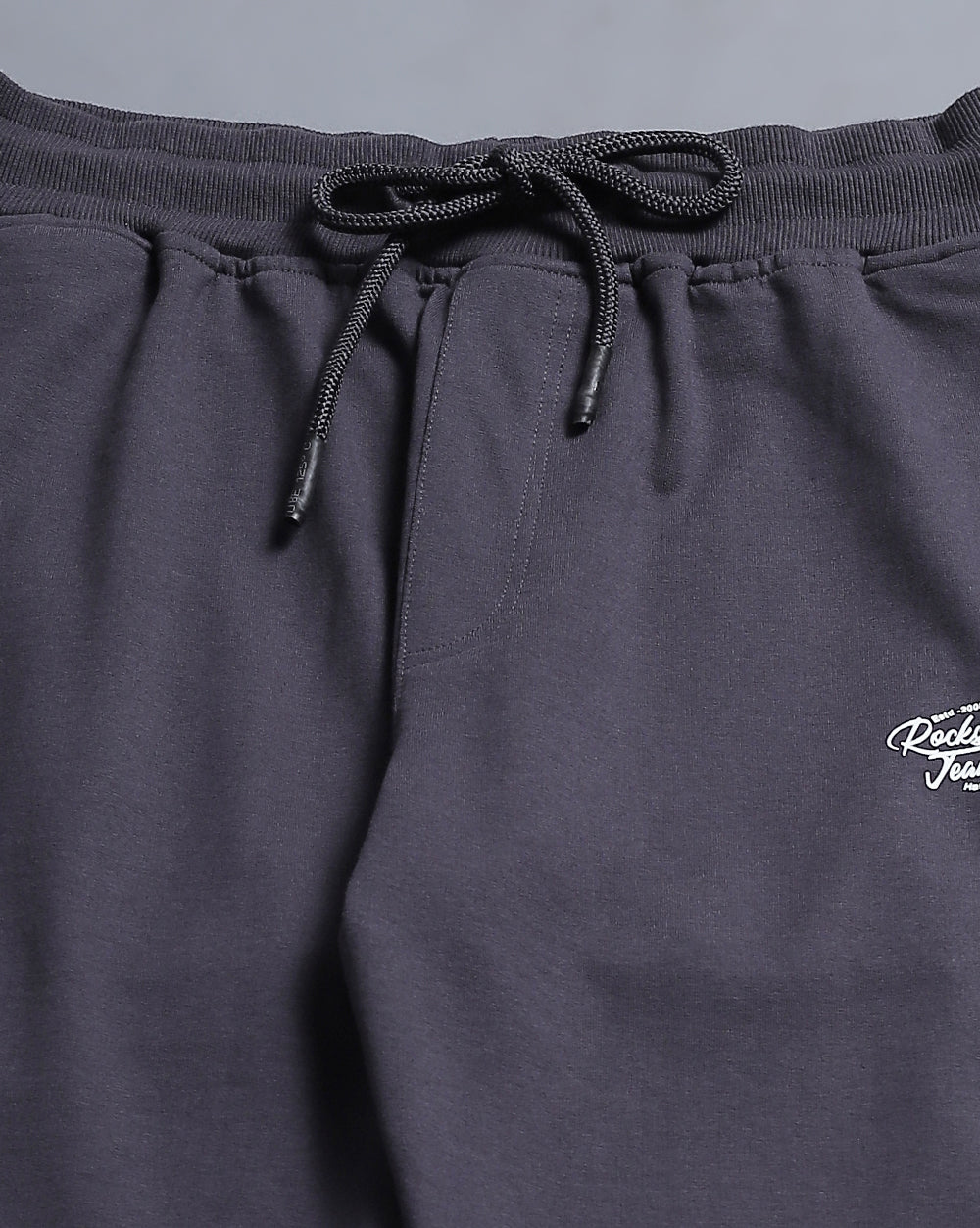 Dark Grey Solid Active Pant