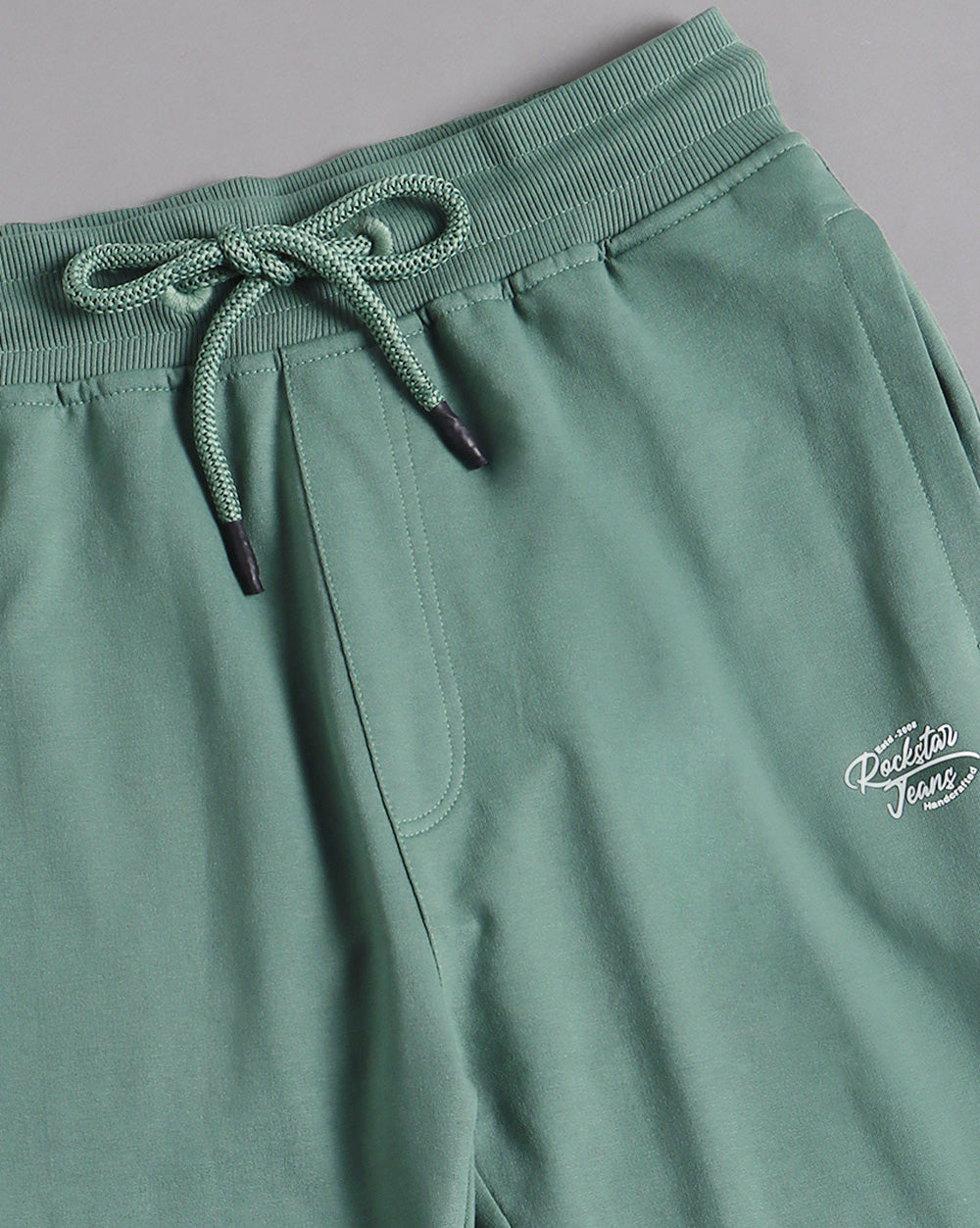 Green Solid Active Pant