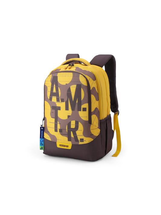 Stylish American Tourister ALEO 2.0 Backpack Yellow