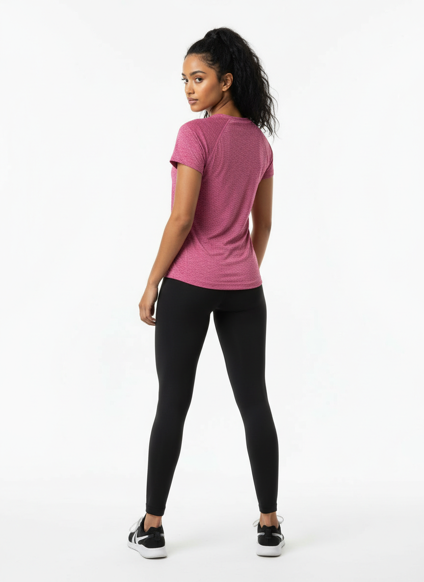 PowerMove Active Tee – Blush Pink
