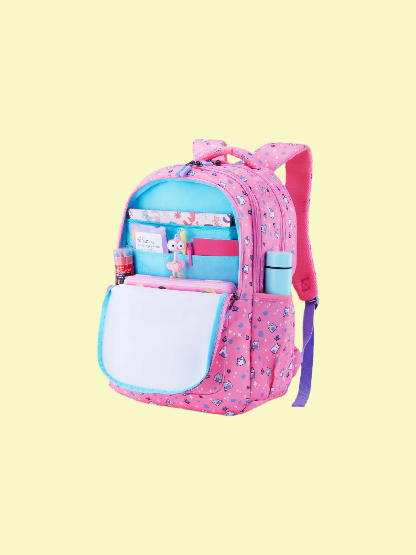 American Tourister Pink Waterproof Backpack for Women