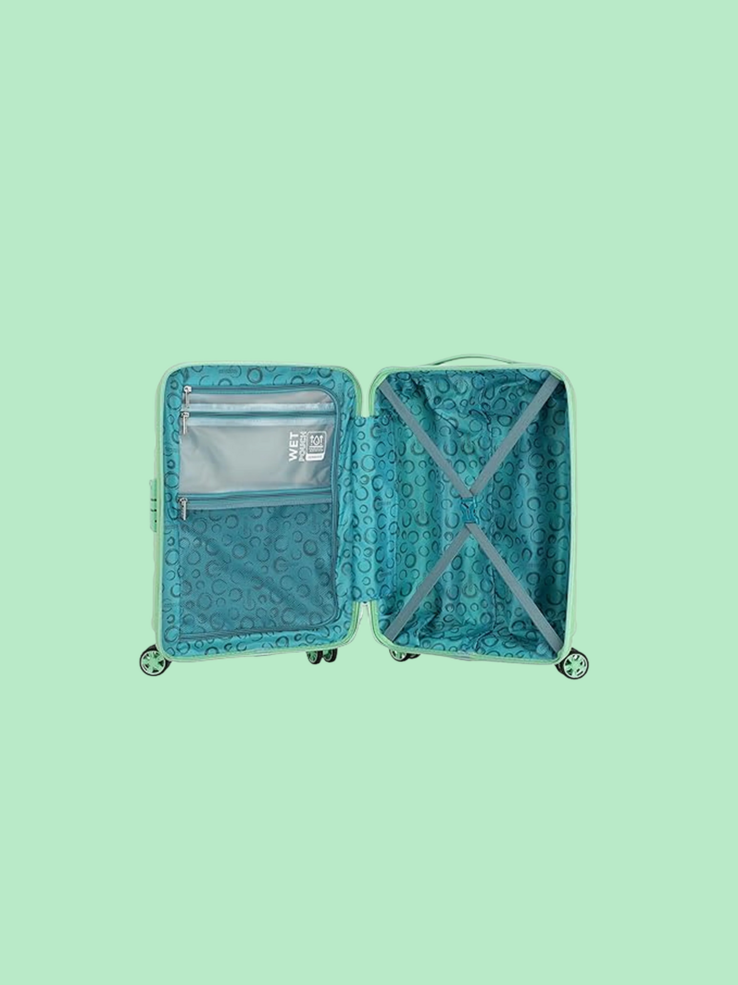 American Tourister Green Carry On Luggage