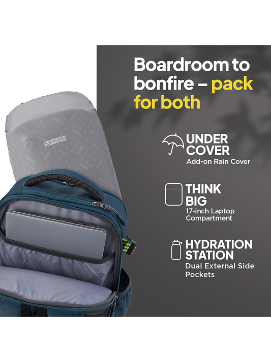 Teal American Tourister MAGNA Trekking Bag Waterproof