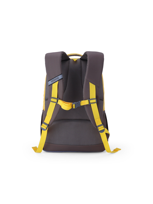 Stylish American Tourister ALEO 2.0 Backpack Yellow