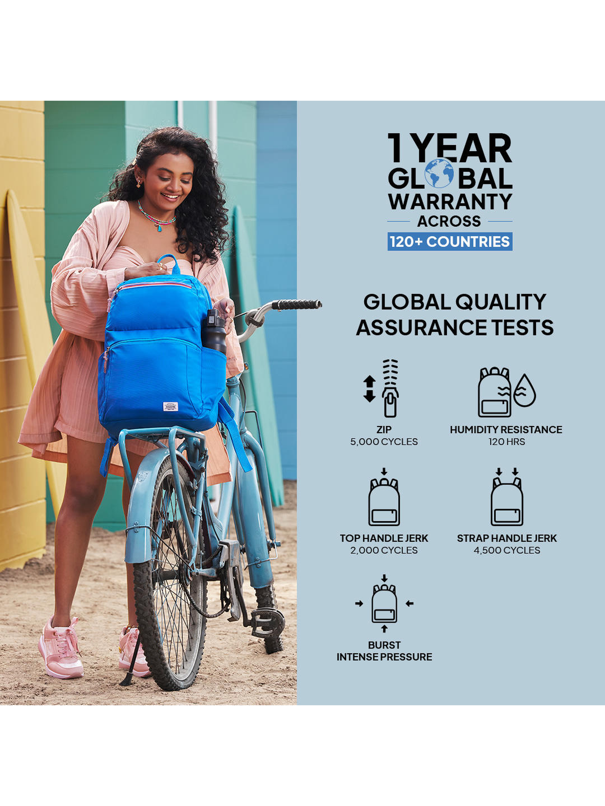 Best Laptop Backpack Blue American Tourister BRAYDON