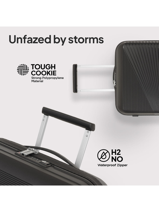 Best American Tourister Black Hard Trolley Bags