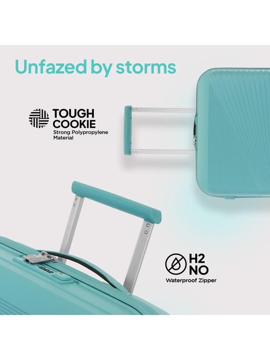 American Tourister Blue Hard Case Trolley Bag