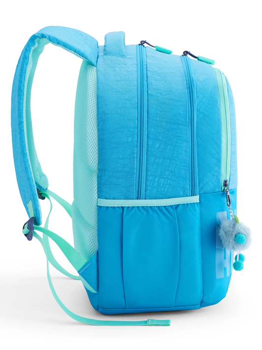 American Tourister Blue Branded Backpack for Ladiesā