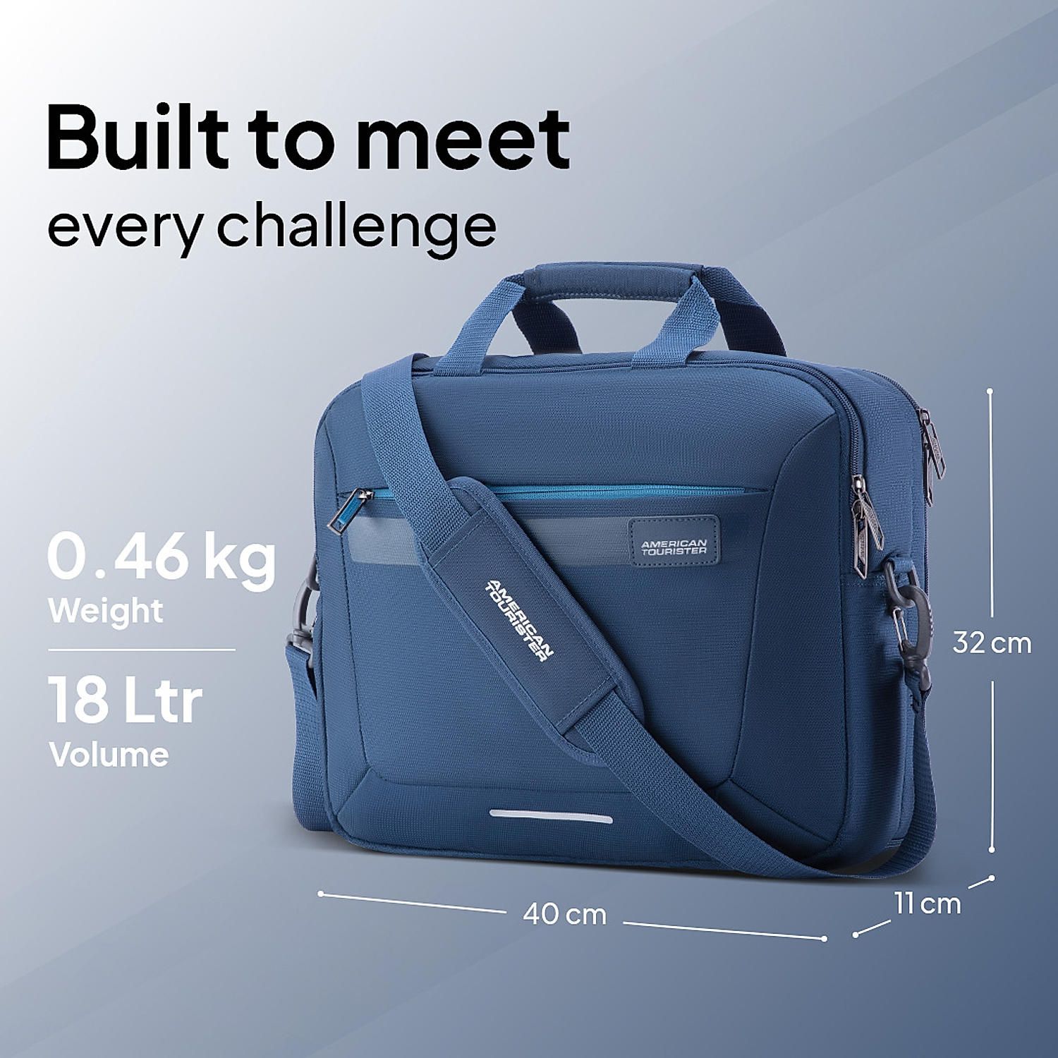 Best Office Bags for Men American Tourister Rexton-Navy