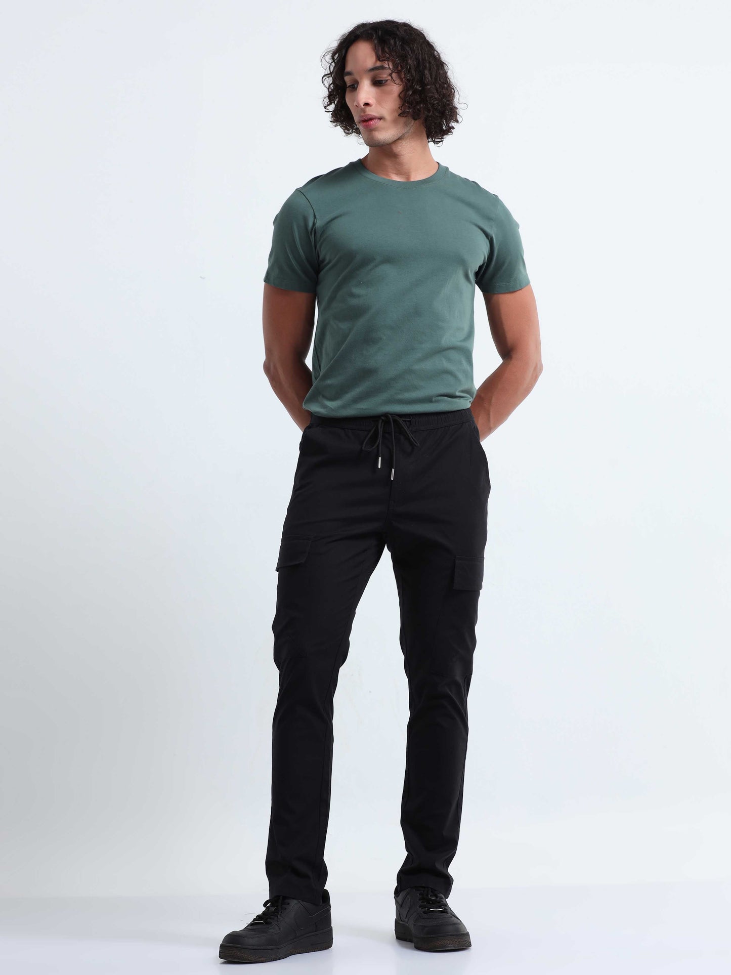 Air Sense Black Cargo Pants