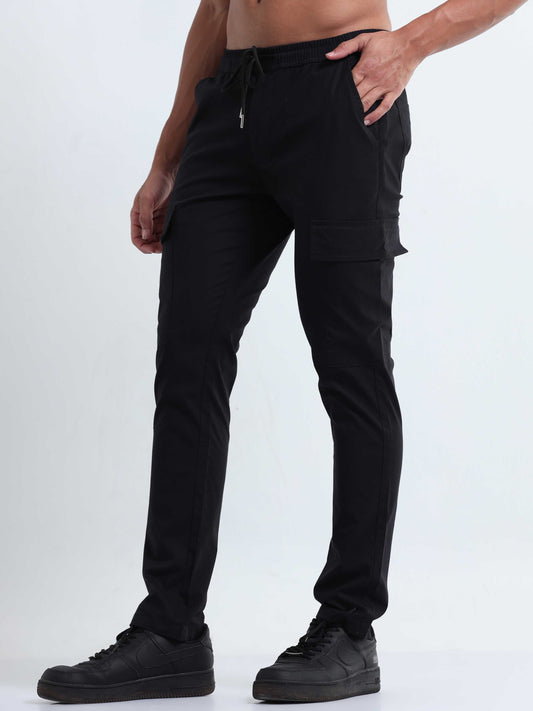 Air Sense Black Cargo Pants