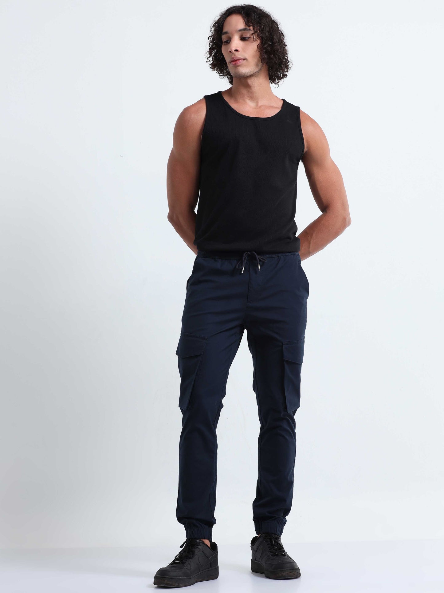 Air Sense Navy Cargo Joggers