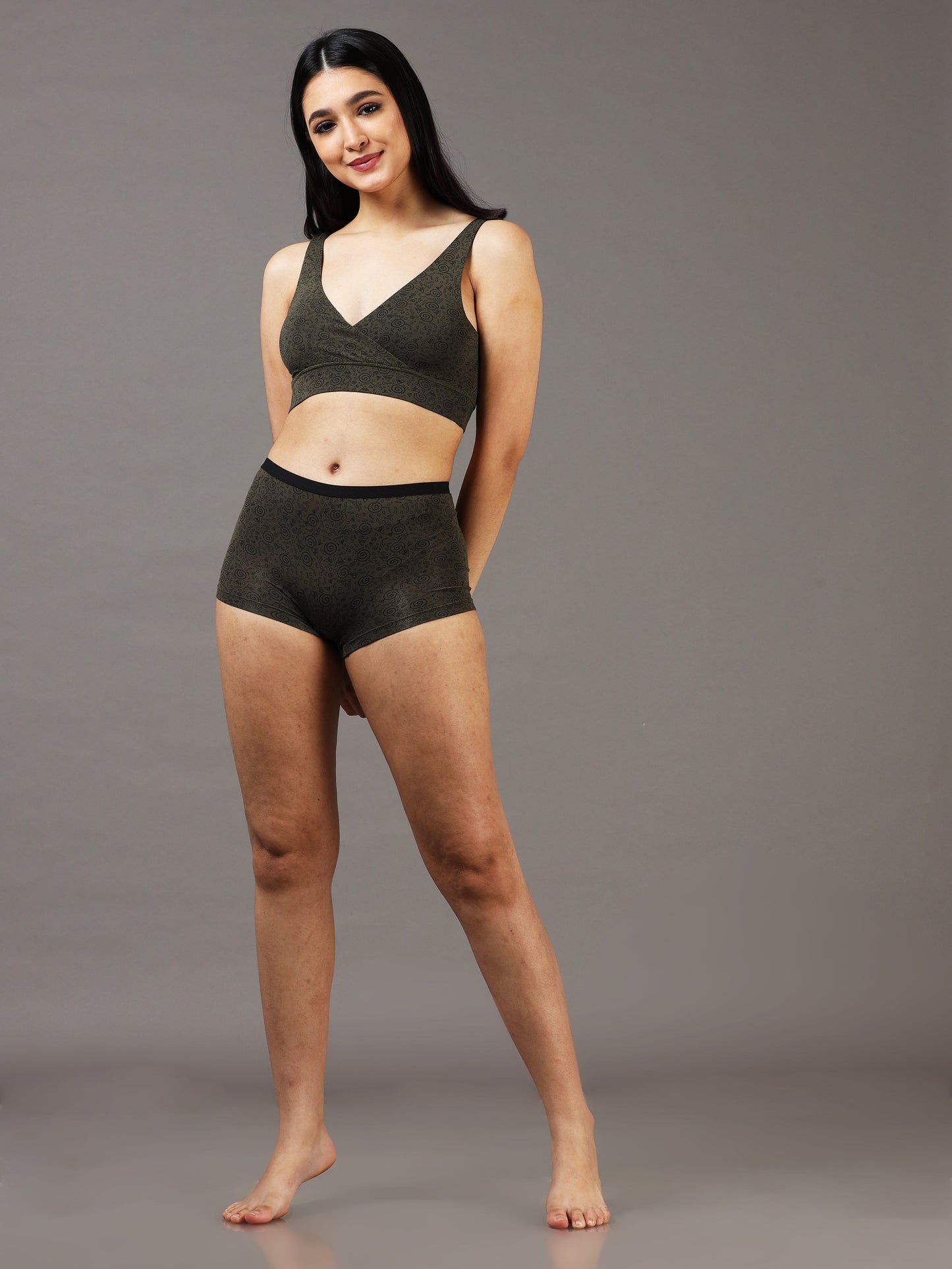 Women Juniper Ring Cross Bralette