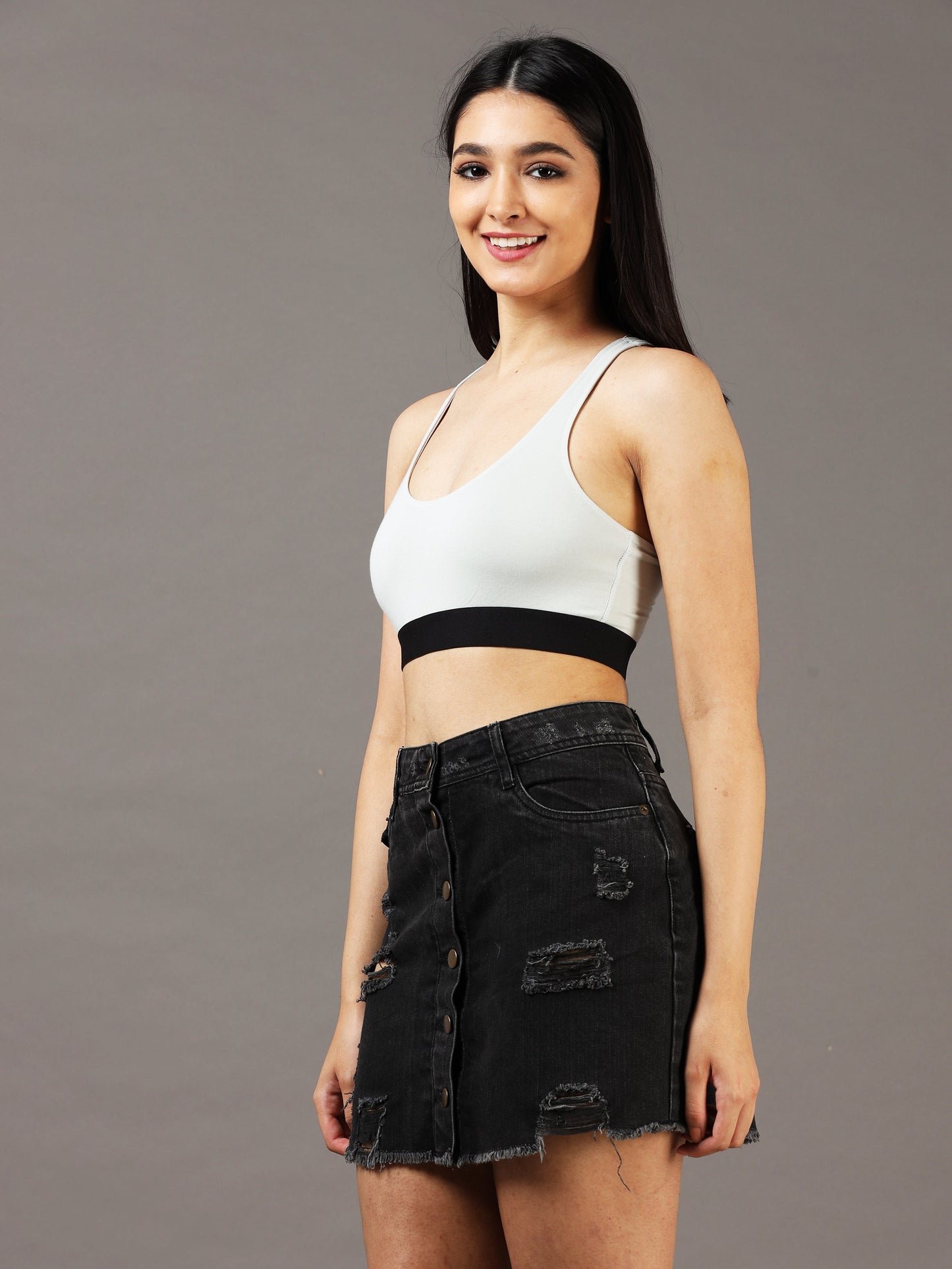 Women Shark Skin Sports Bralette