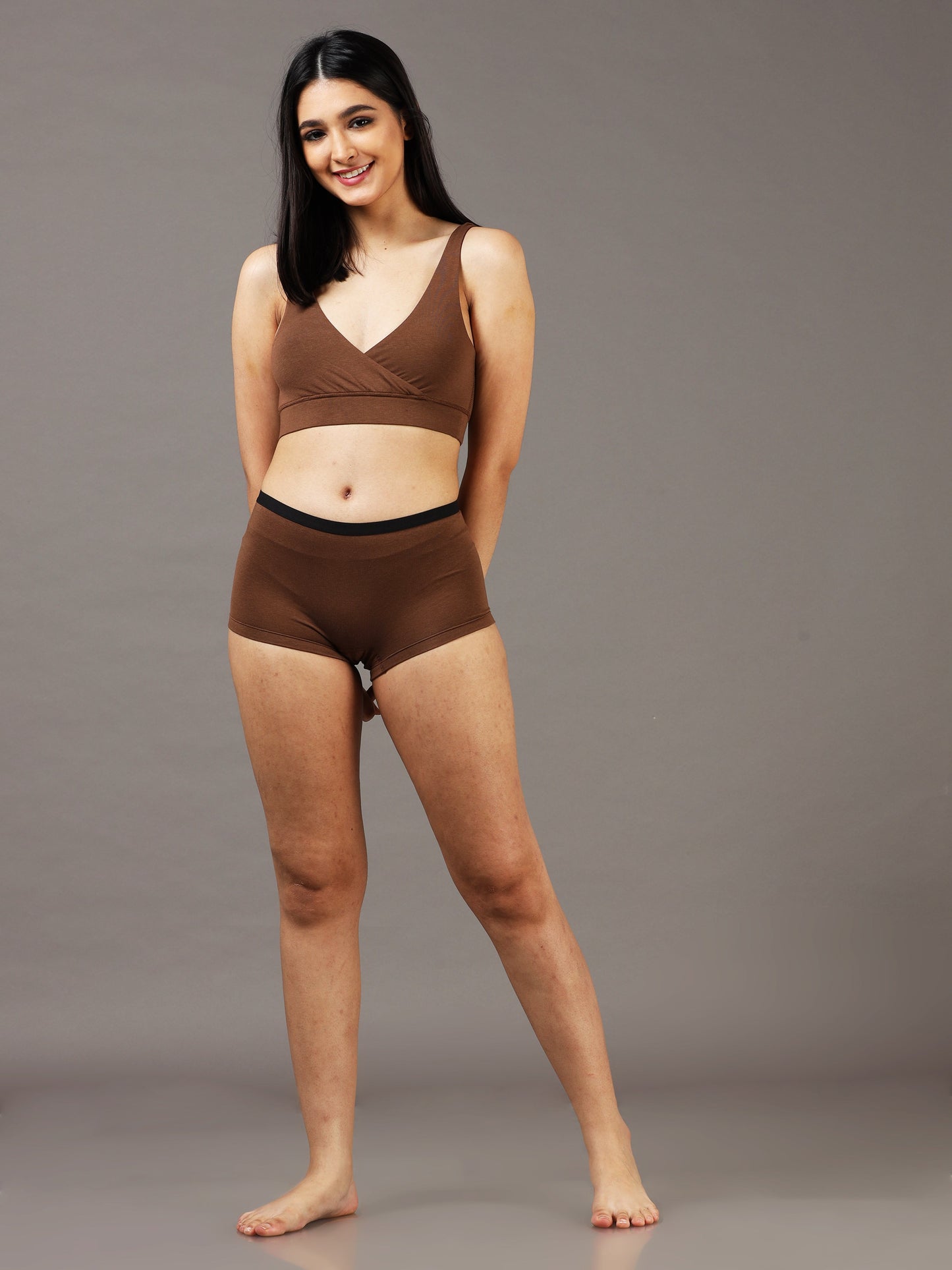 Women Chicori Pine Cross Bralette