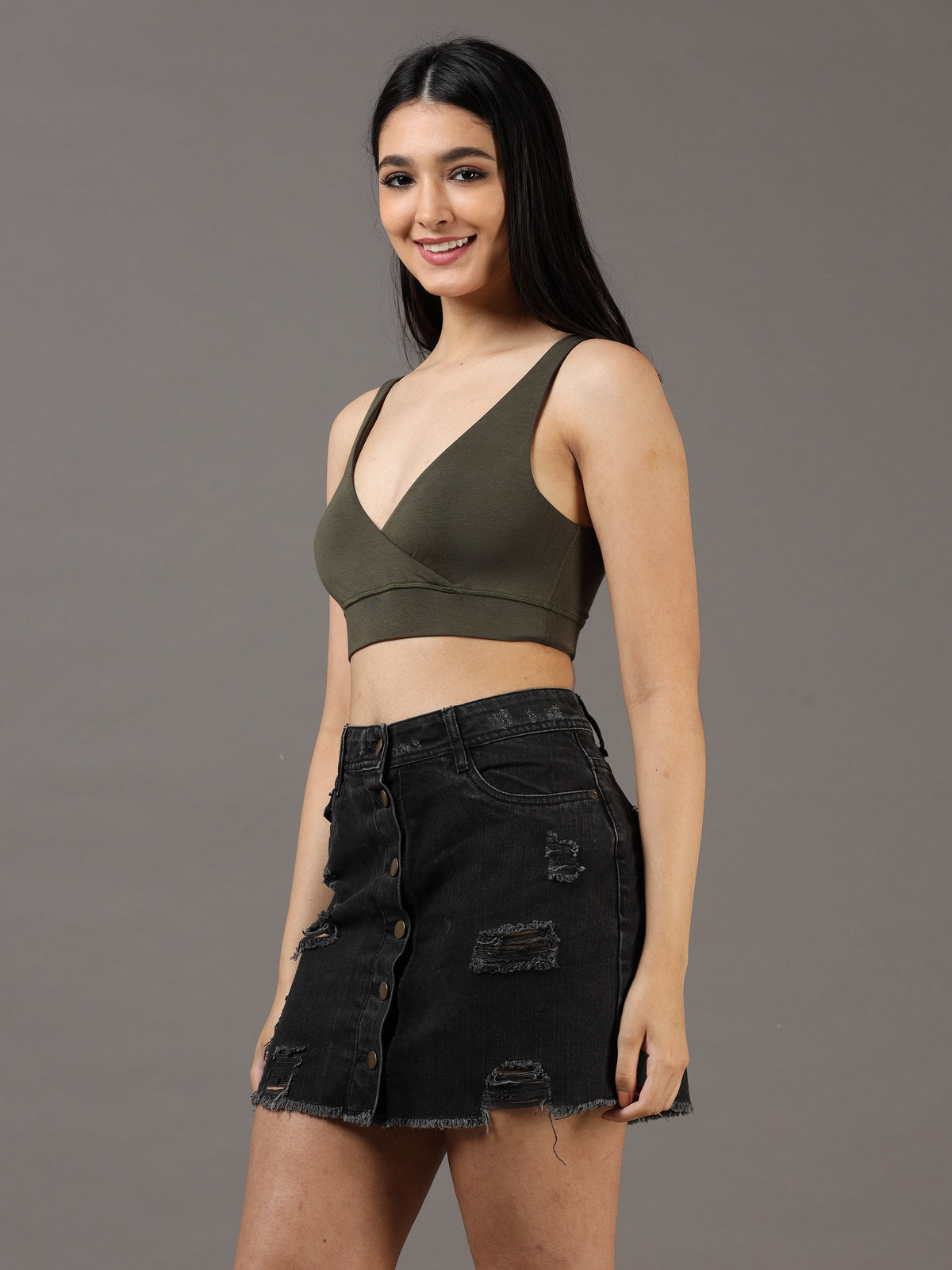Women Juniper Cross Bralette