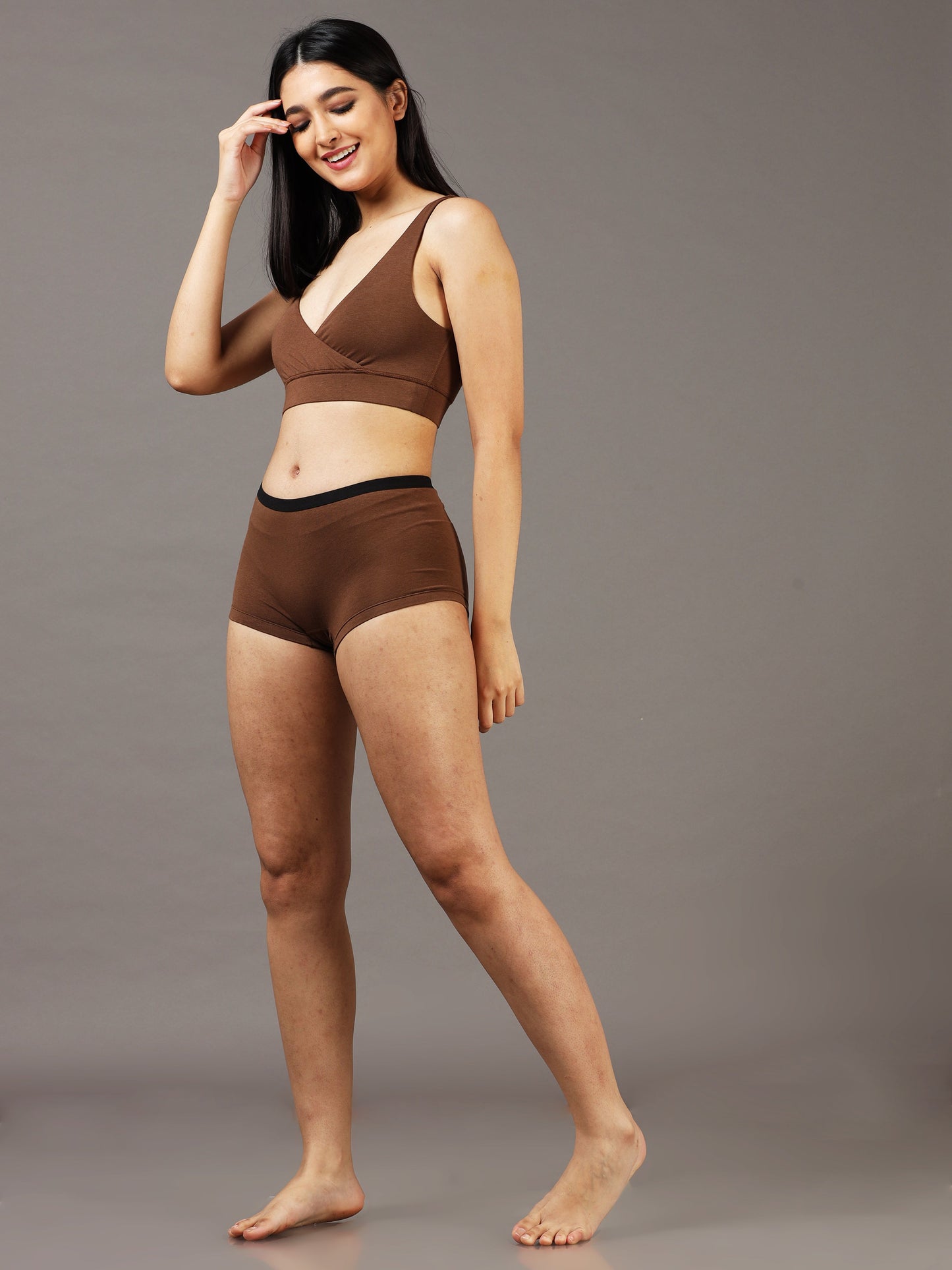 Women Chicori Pine Cross Bralette