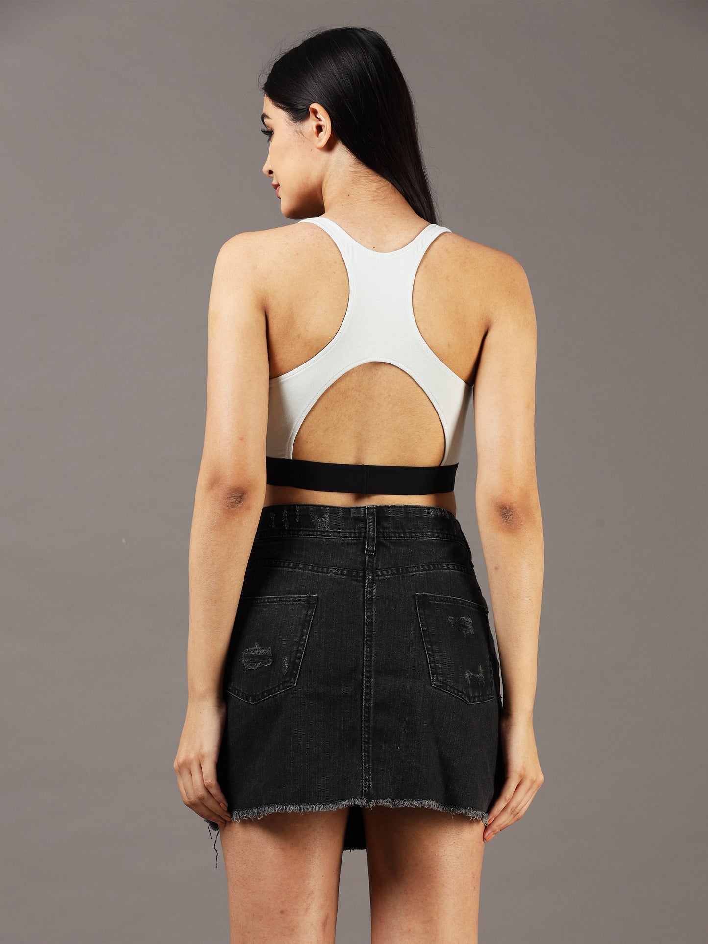 Women Shark Skin Sports Bralette