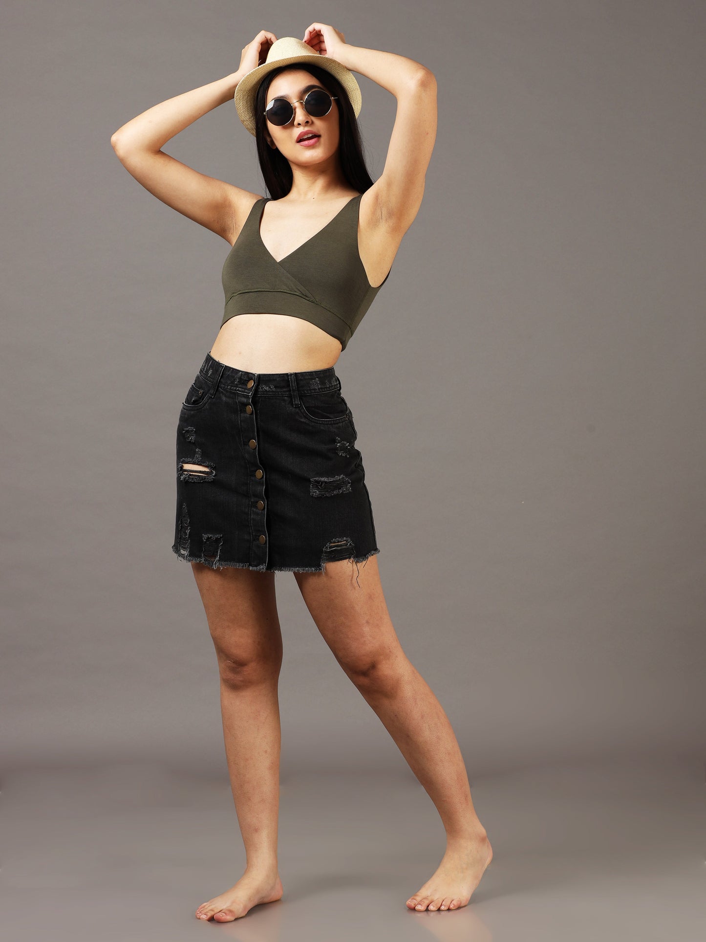 Women Juniper Cross Bralette