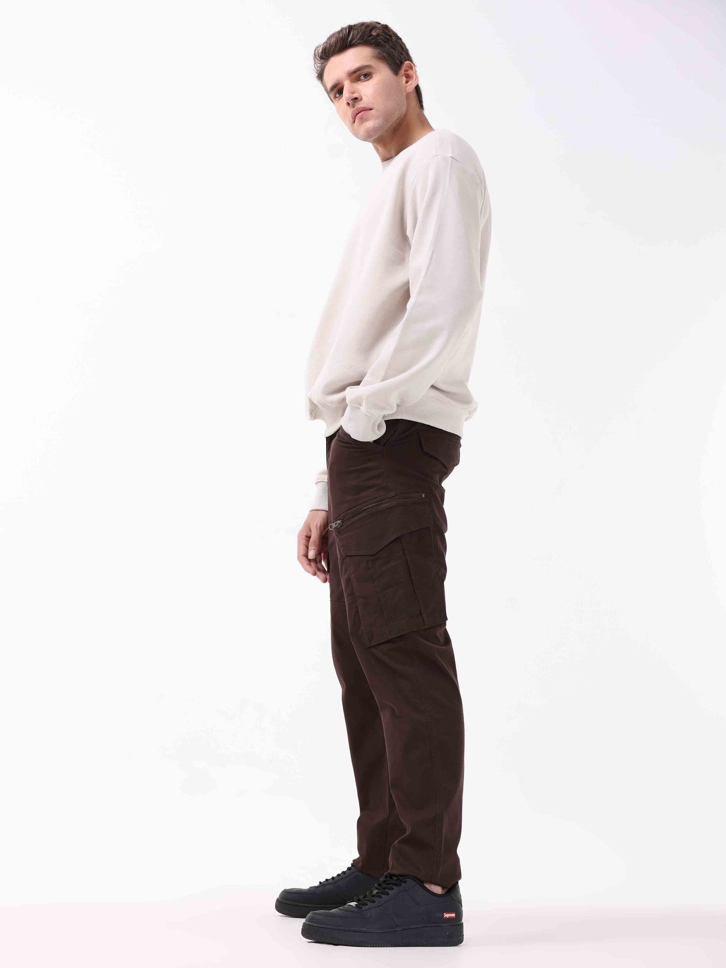 Utility Coffee Cargo Pant