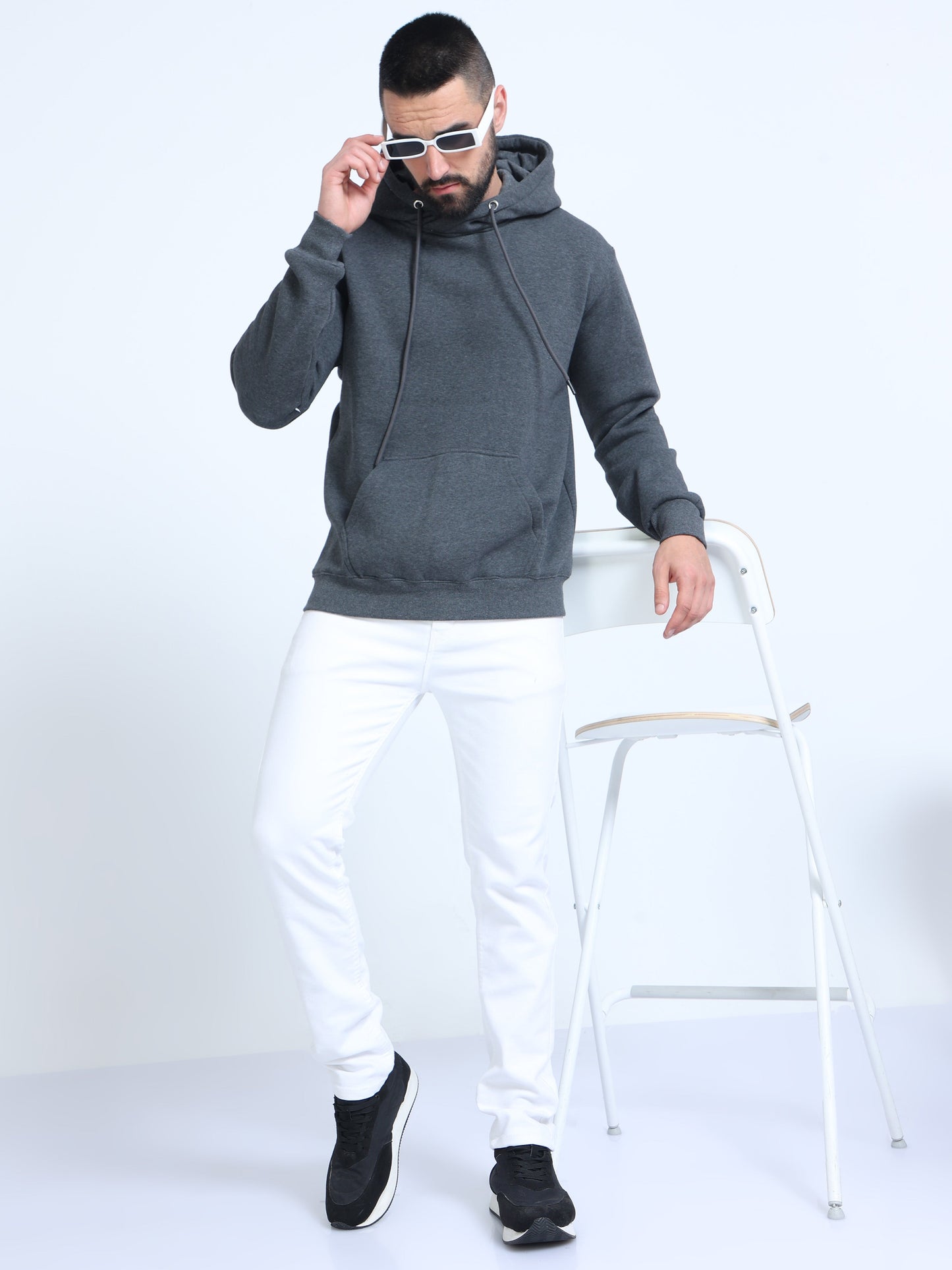 Charcoal grey Hoodie