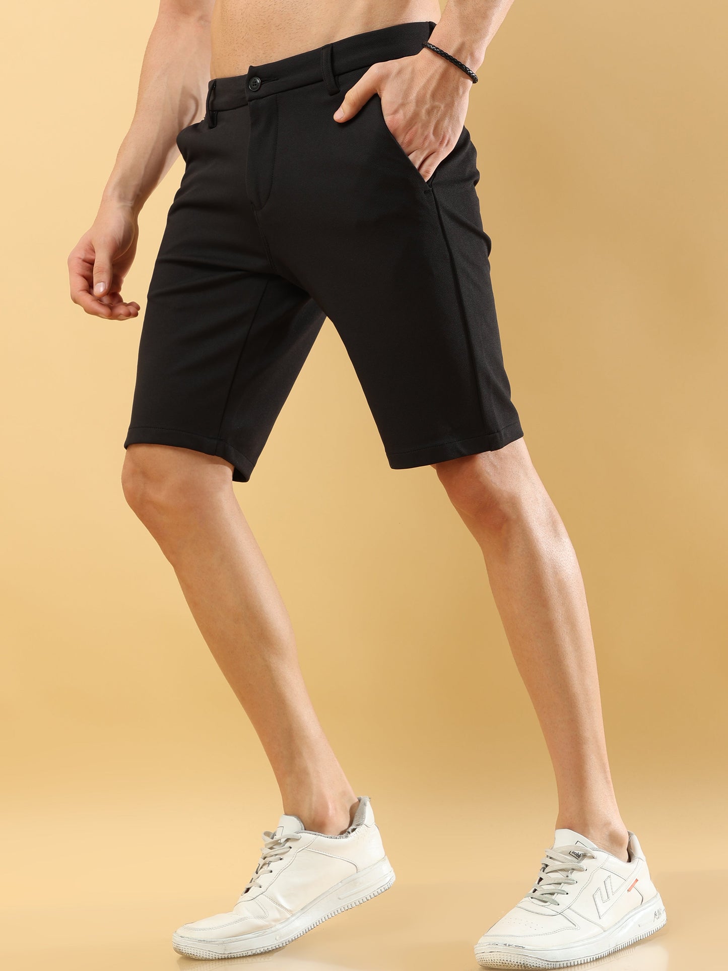 Power Stretch Black Shorts