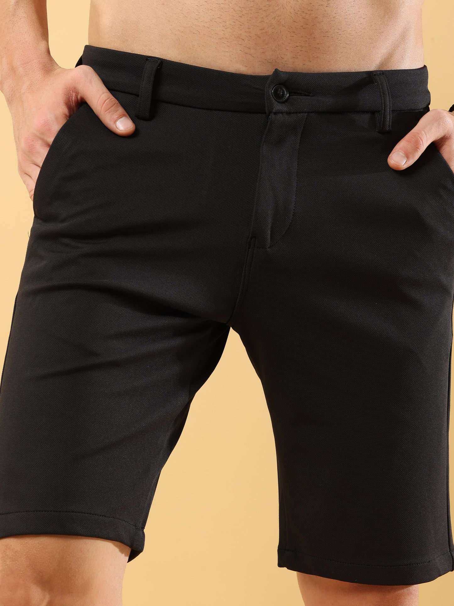 Power Stretch Black Shorts
