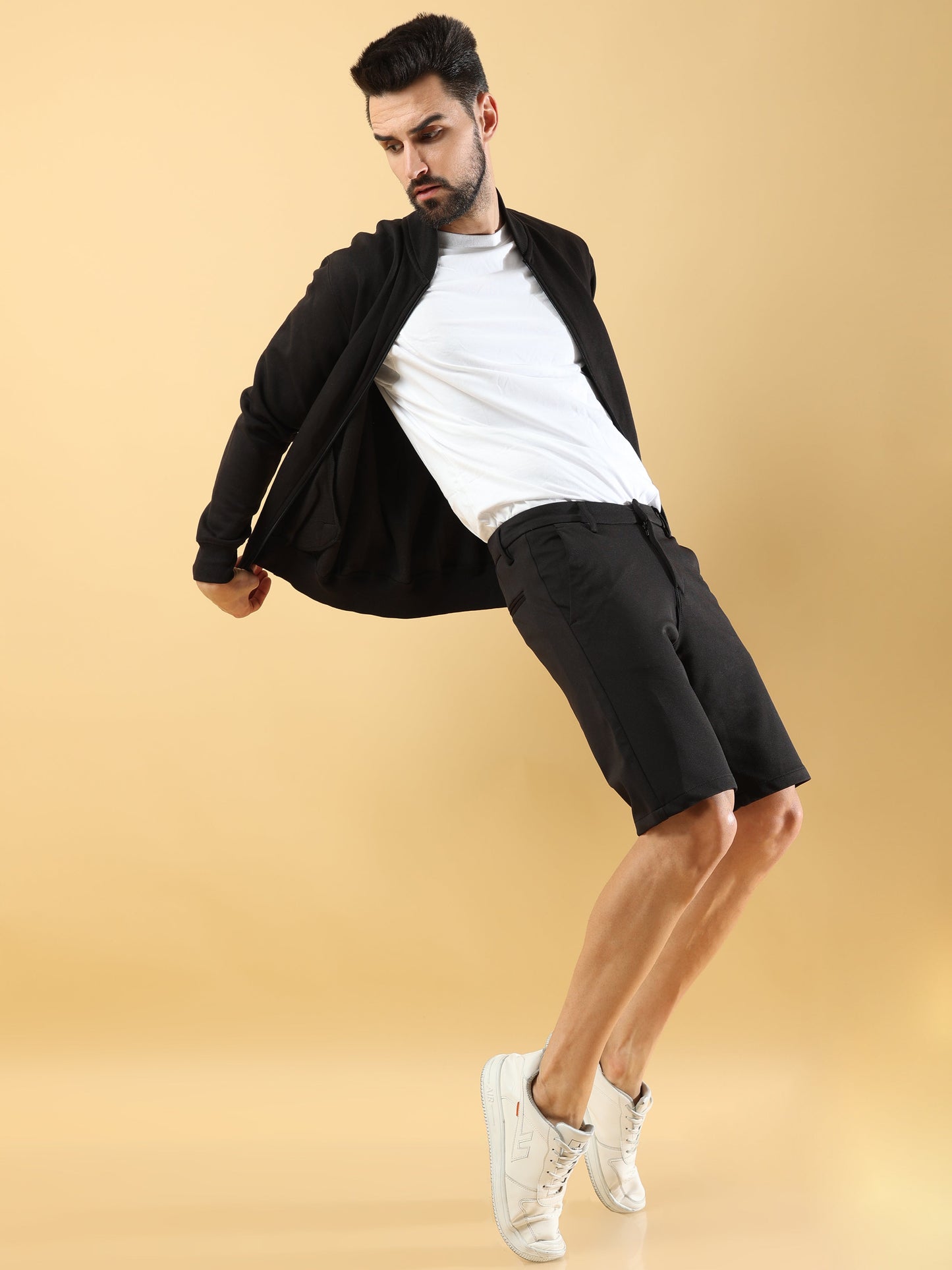 Power Stretch Black Shorts
