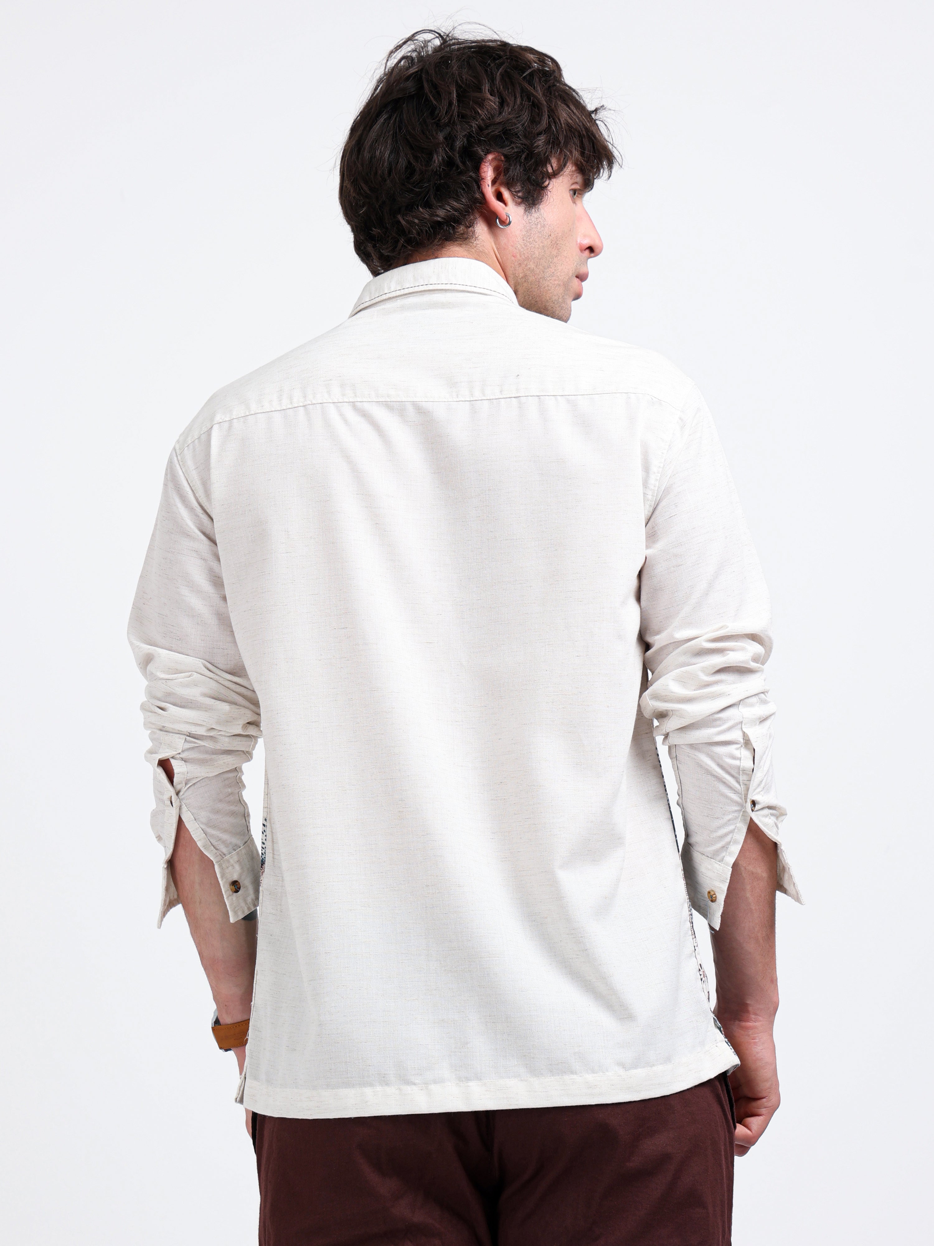 Artful Prints Cotton Blend Shirt