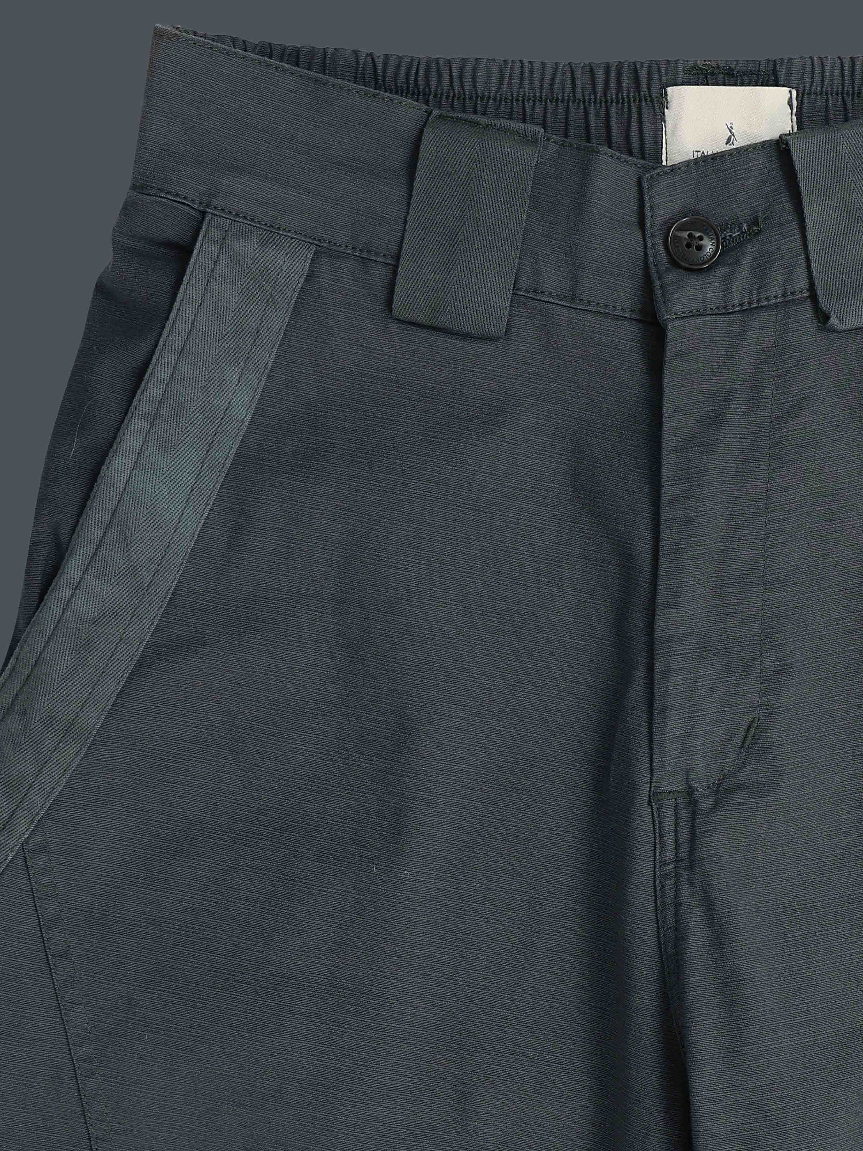 Lucent Straight Fit Trouser In Sage Green