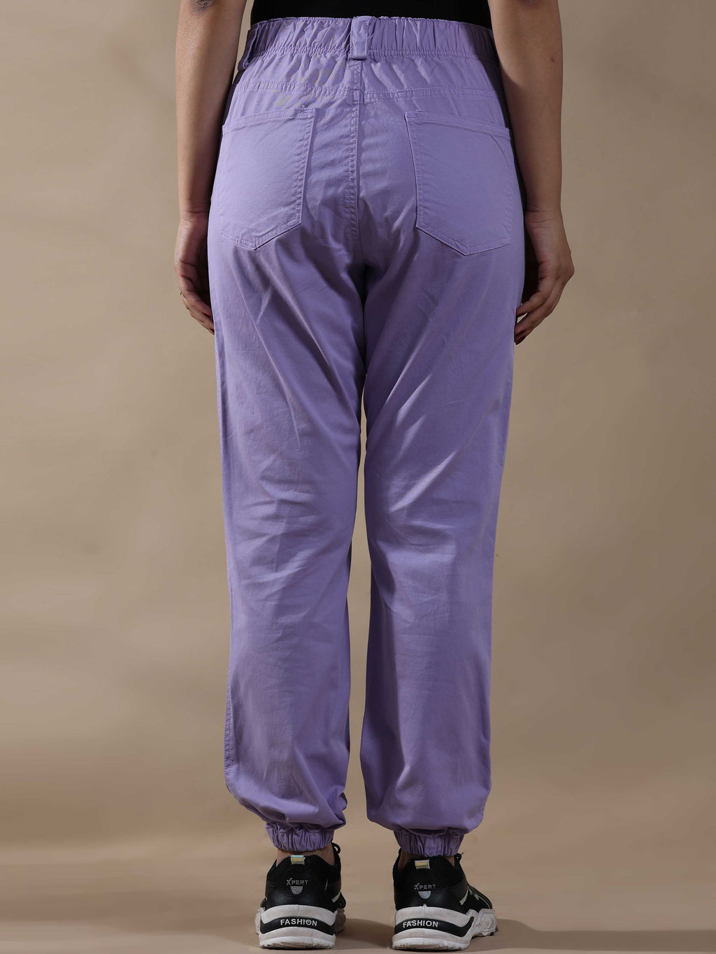 Women Vintage Lilac Jogger Pants