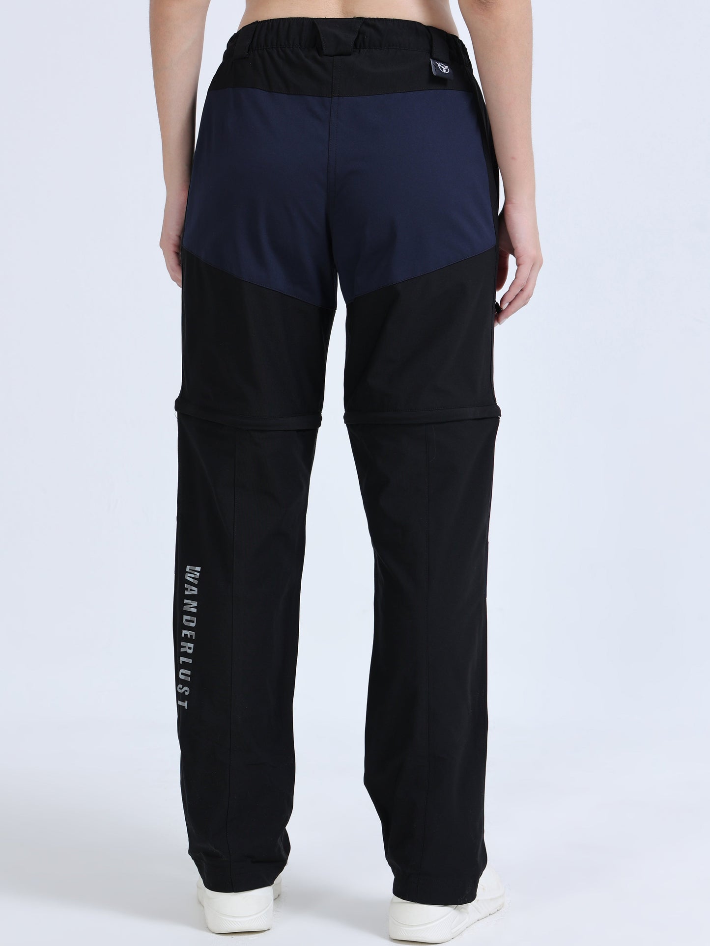 Black Detachable “Convertible” Camper Pants
for Women