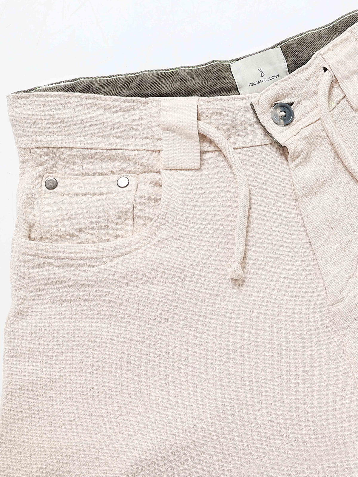 Weavon Relaxed Trouser In Cream