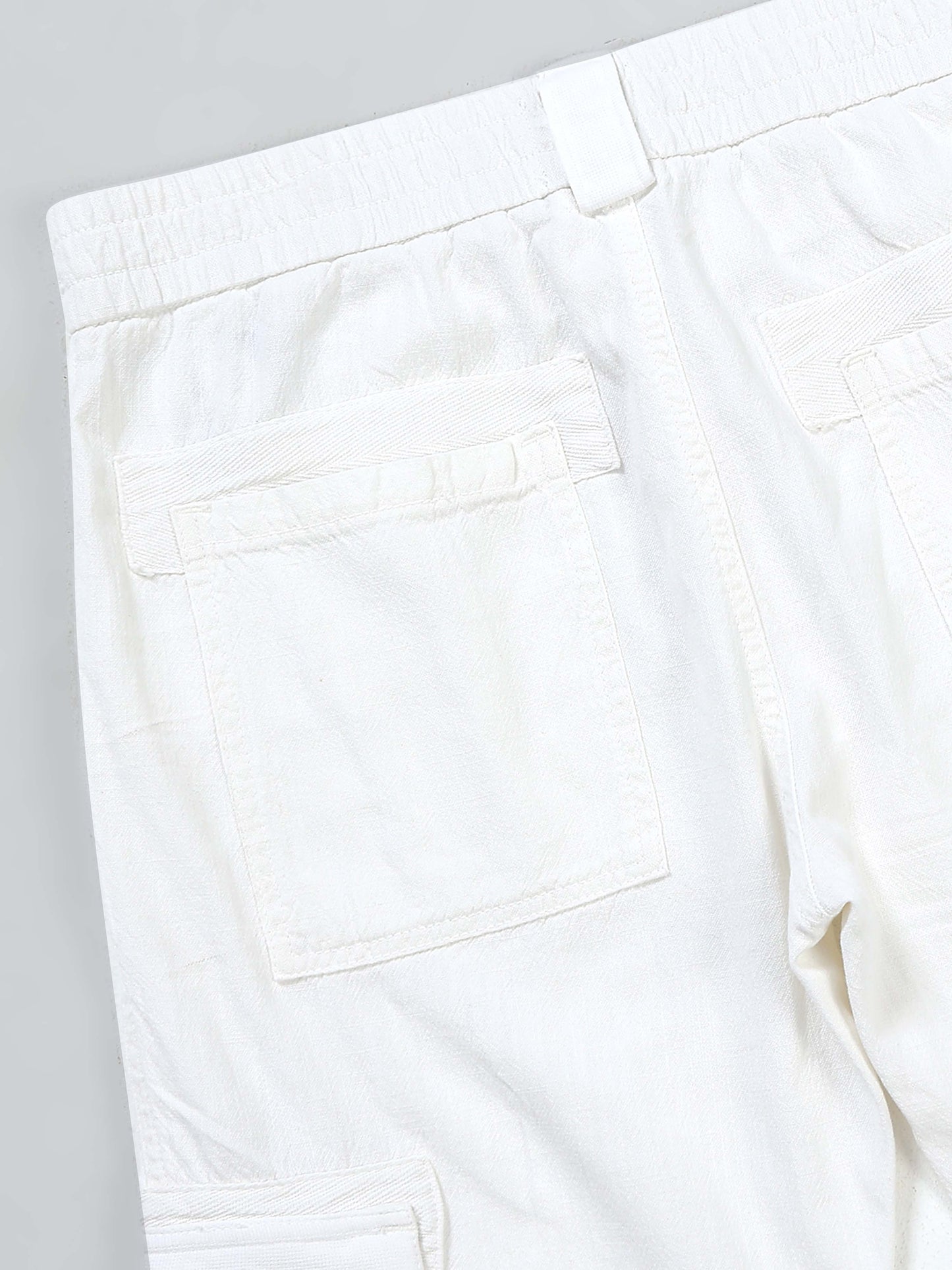 Nomade Utility Linen Cargo In White