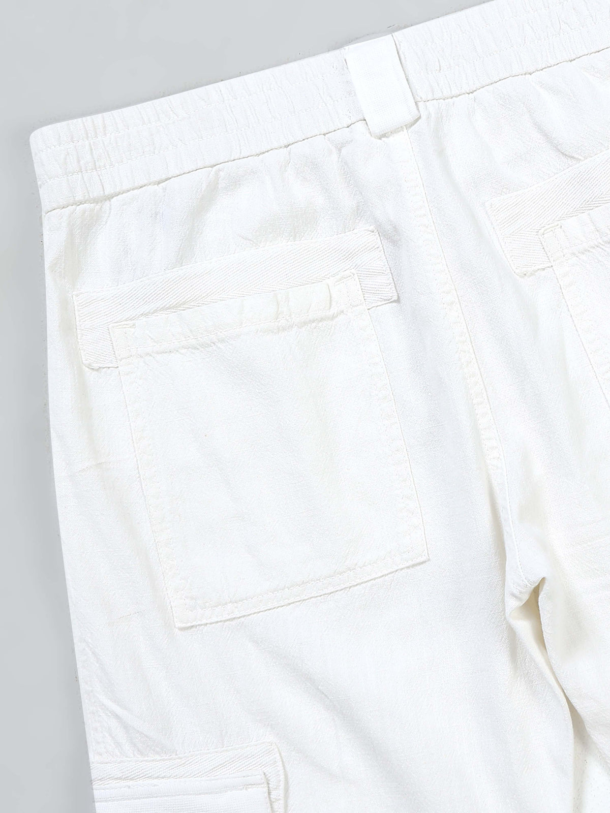 Nomade Utility Linen Cargo In White