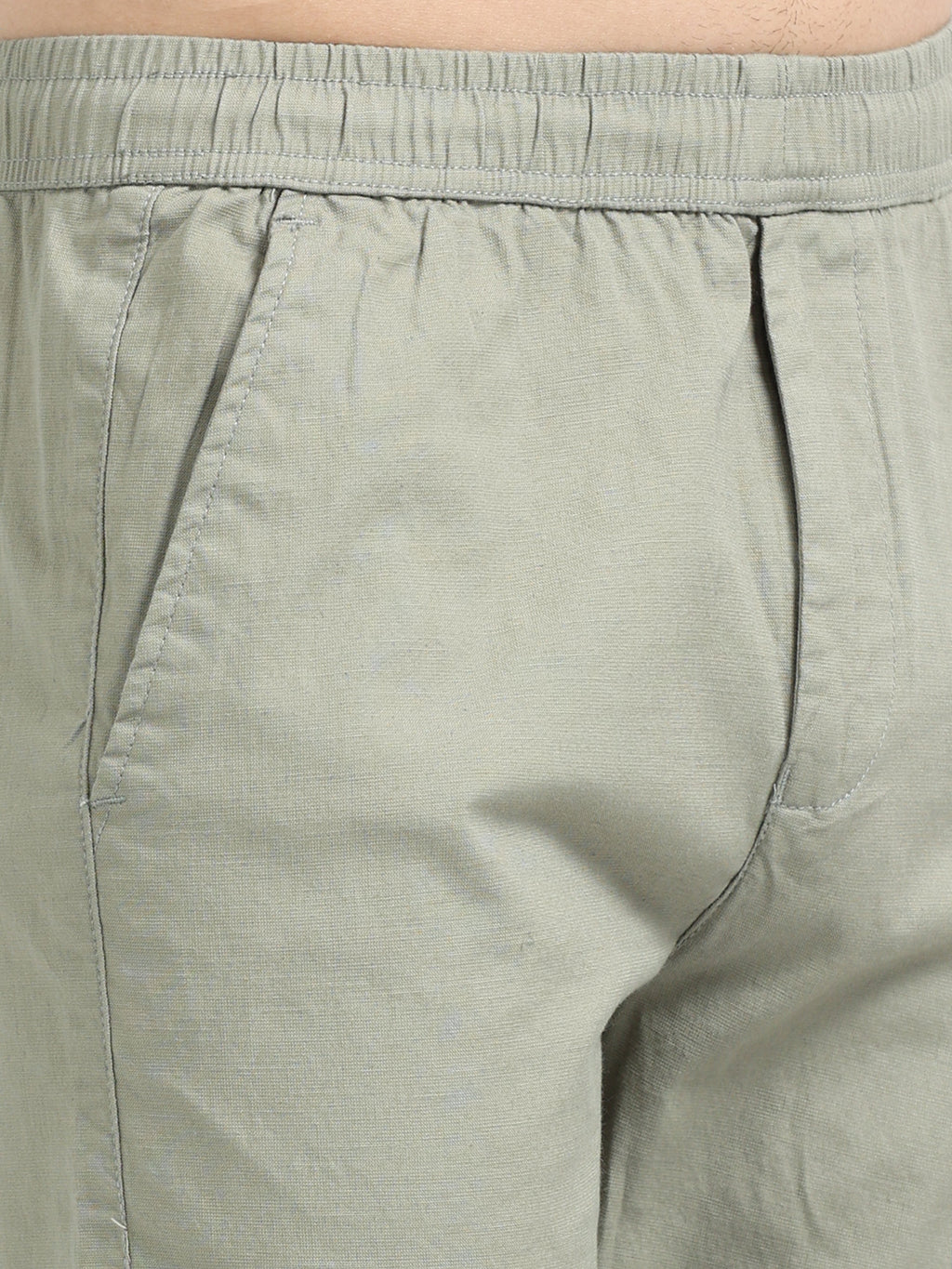 Lazy Linen Comfy Trouser - Olive