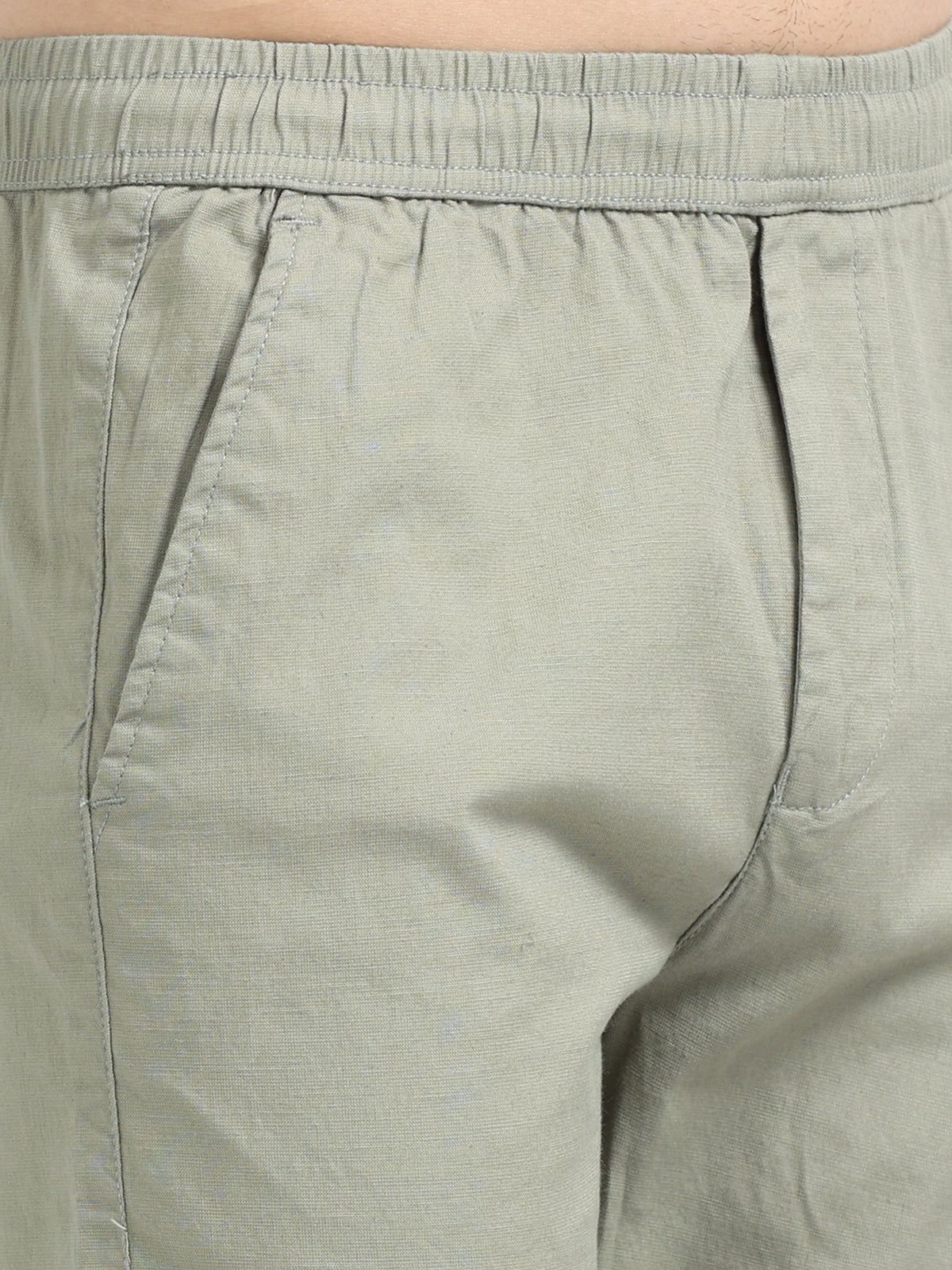 Lazy Linen Comfy Trouser - Olive