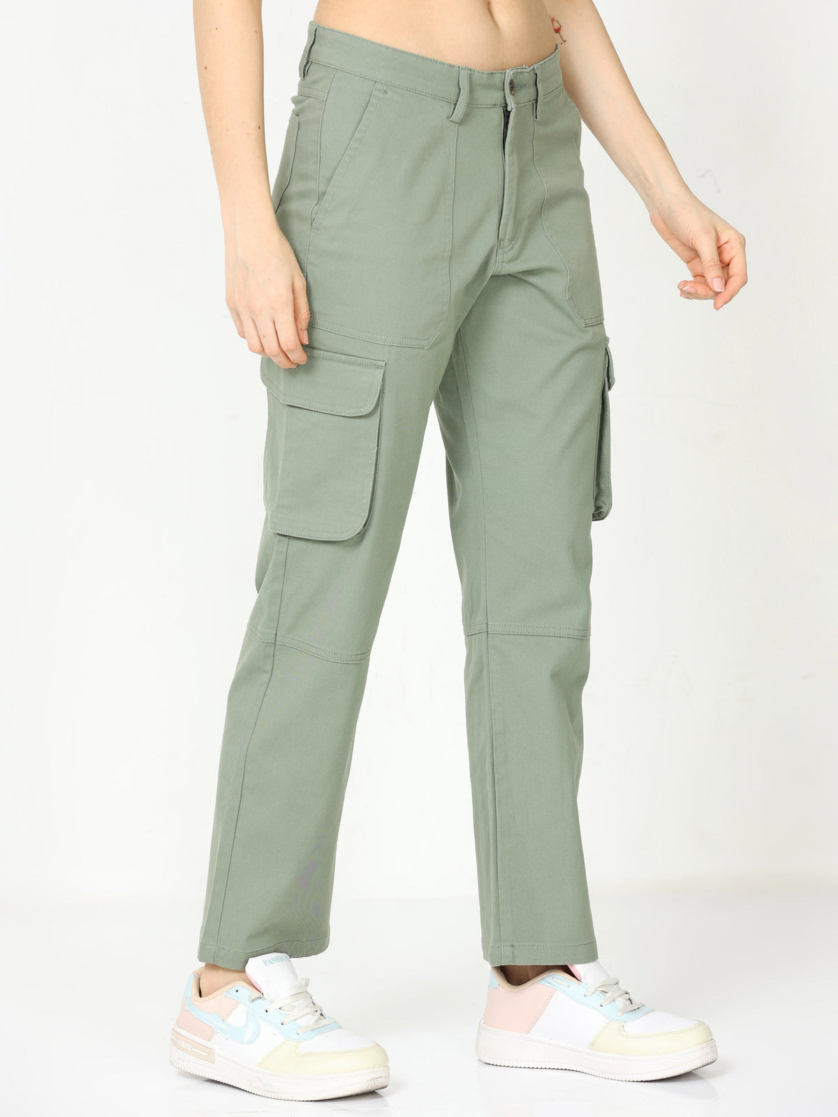 Women Classic Olive Cargo