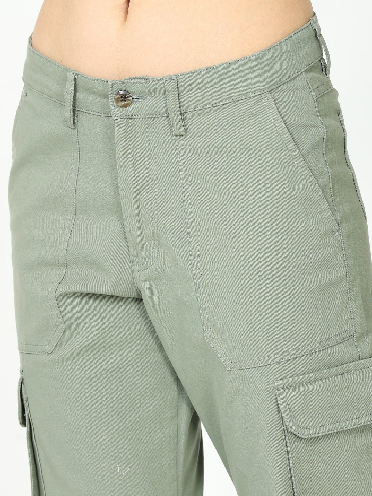 Women Classic Olive Cargo