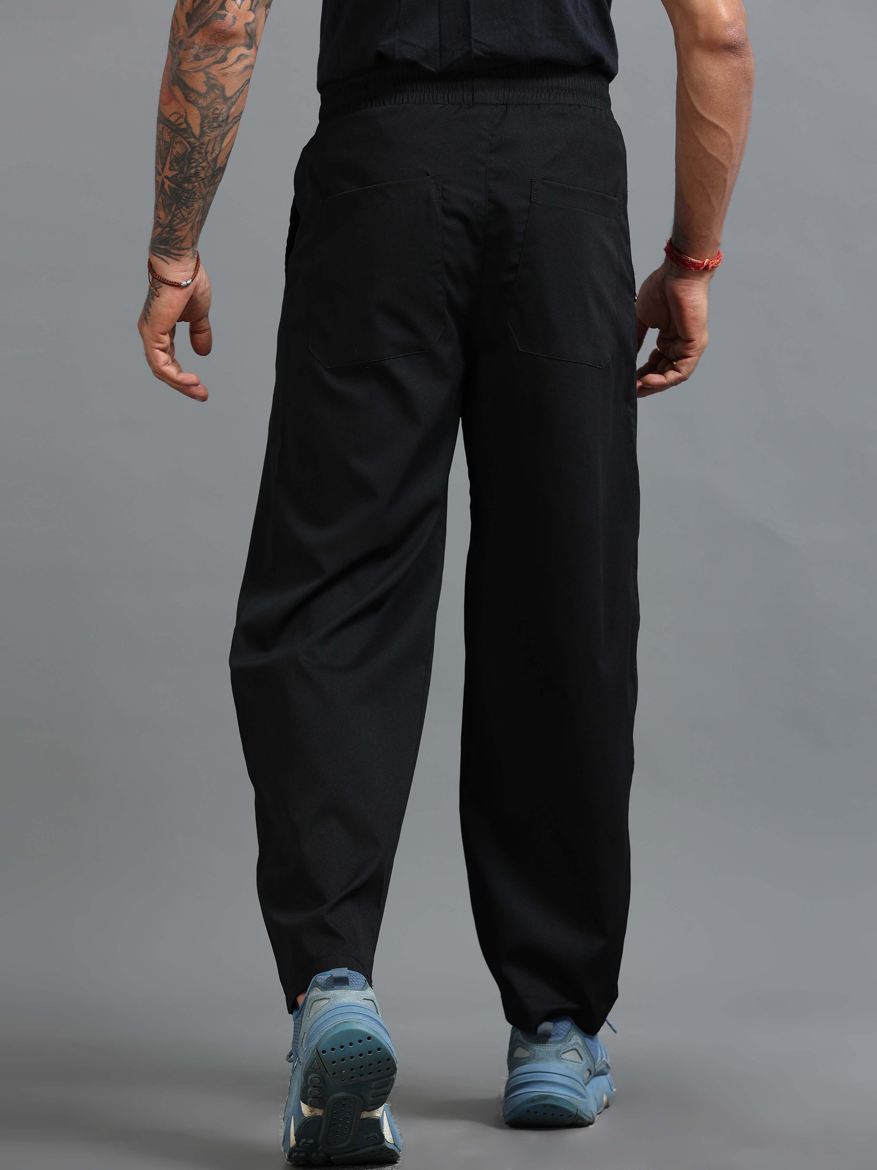 Flowstate Relaxed Trouser In Black
