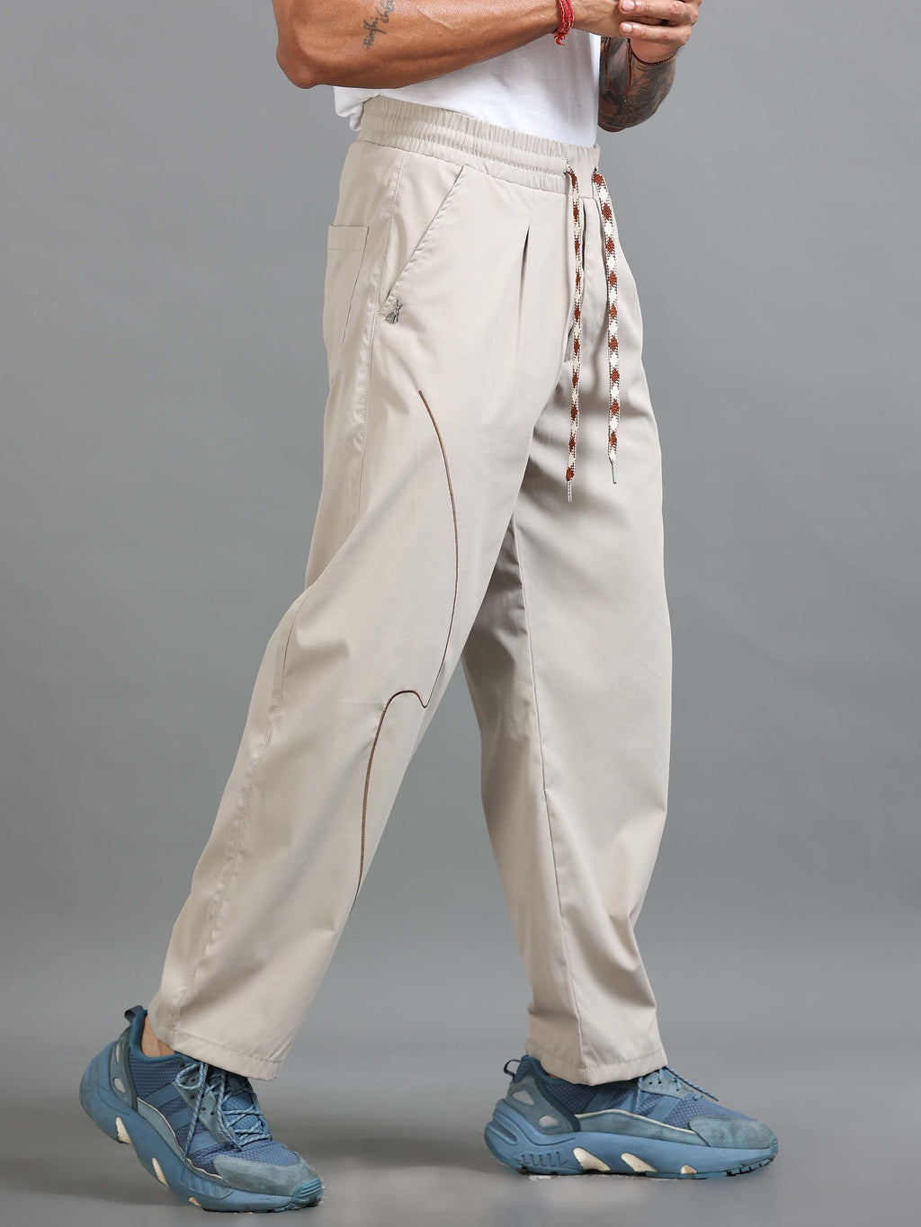 Flowstate Relaxed Trouser In Cream