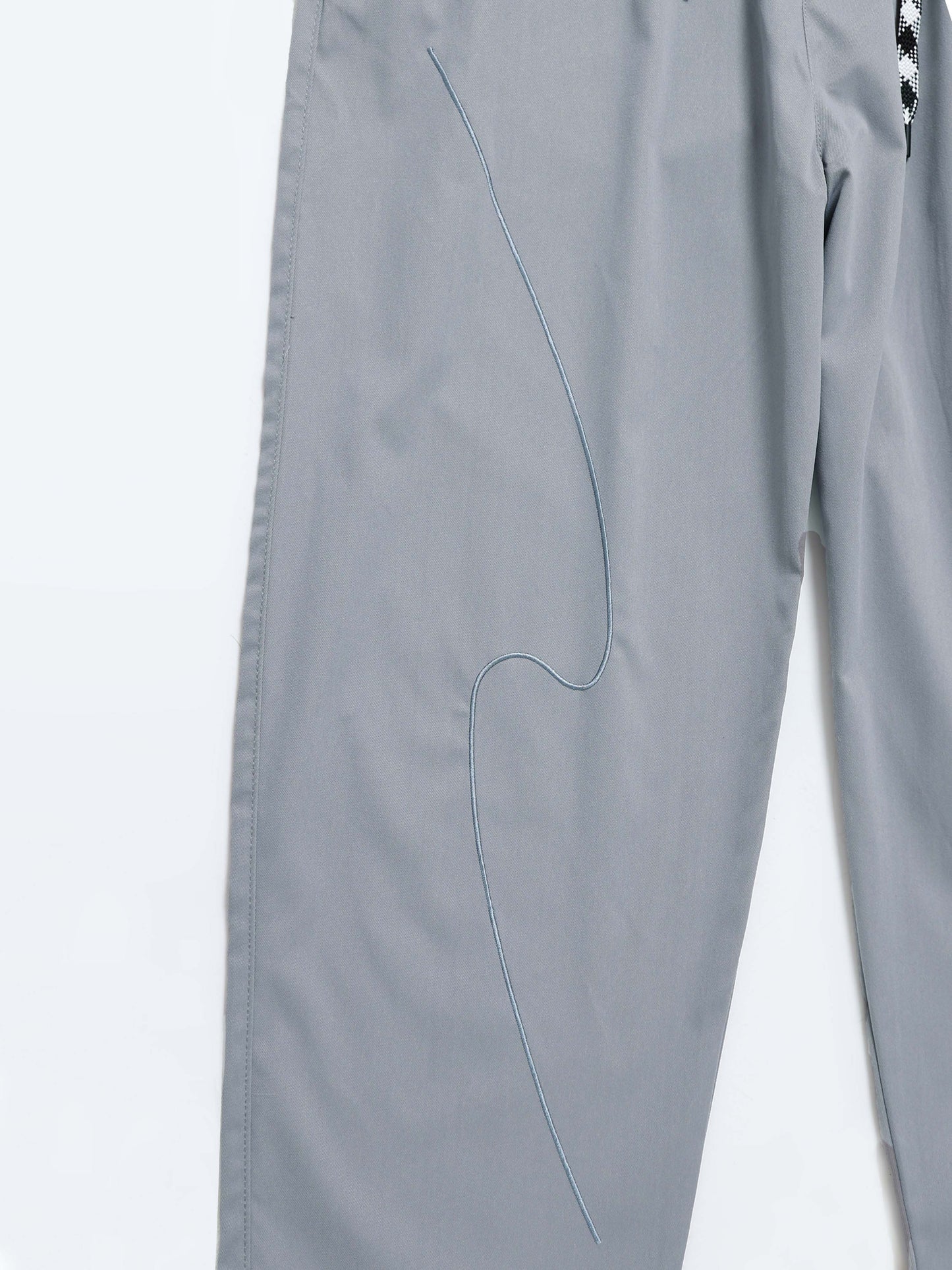 Flowstate Relaxed Trouser In Light Grey