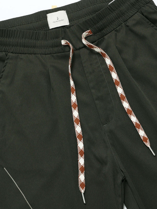 Flowstate Relaxed Trouser In Dark Olive