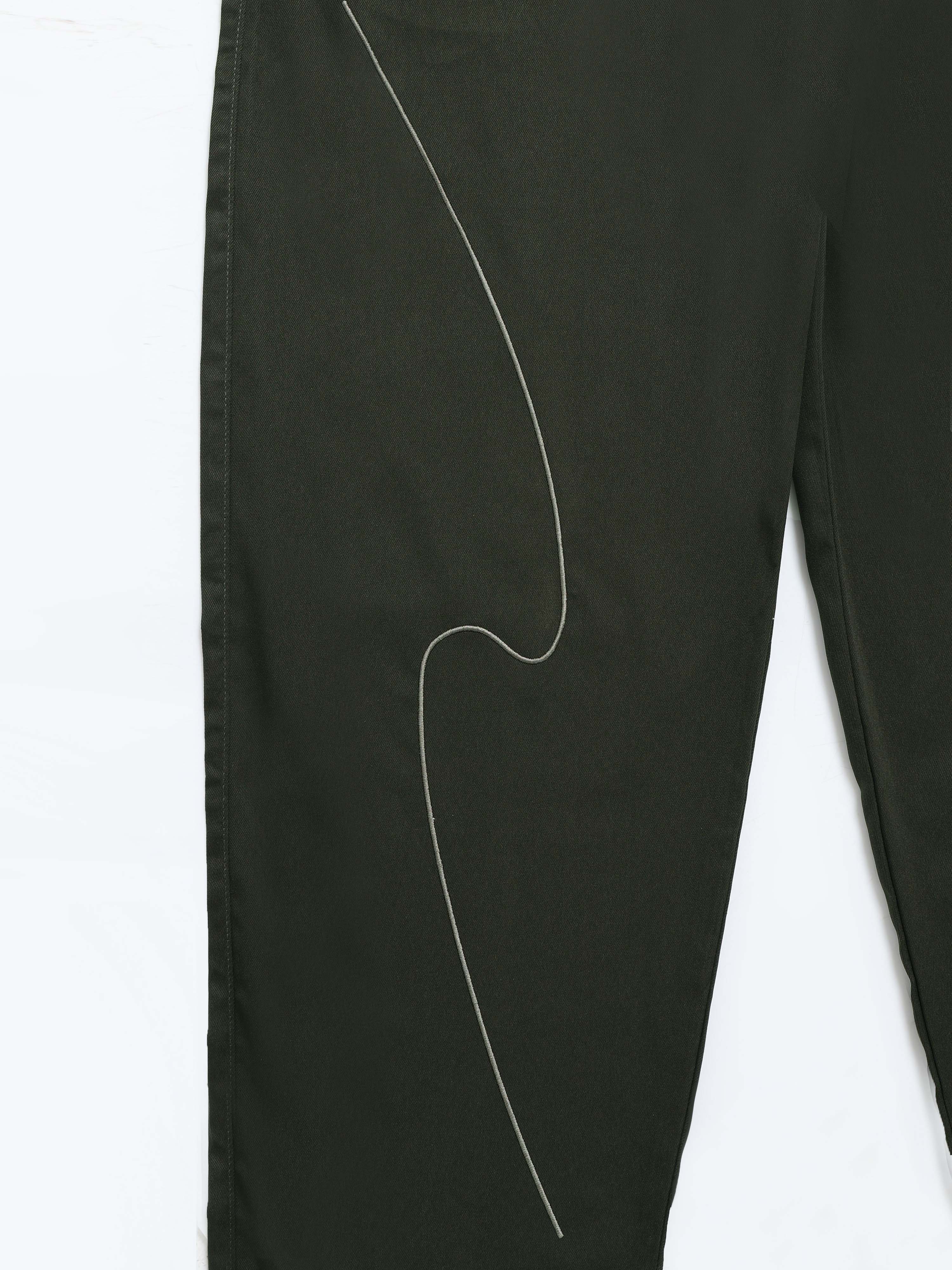 Flowstate Relaxed Trouser In Dark Olive