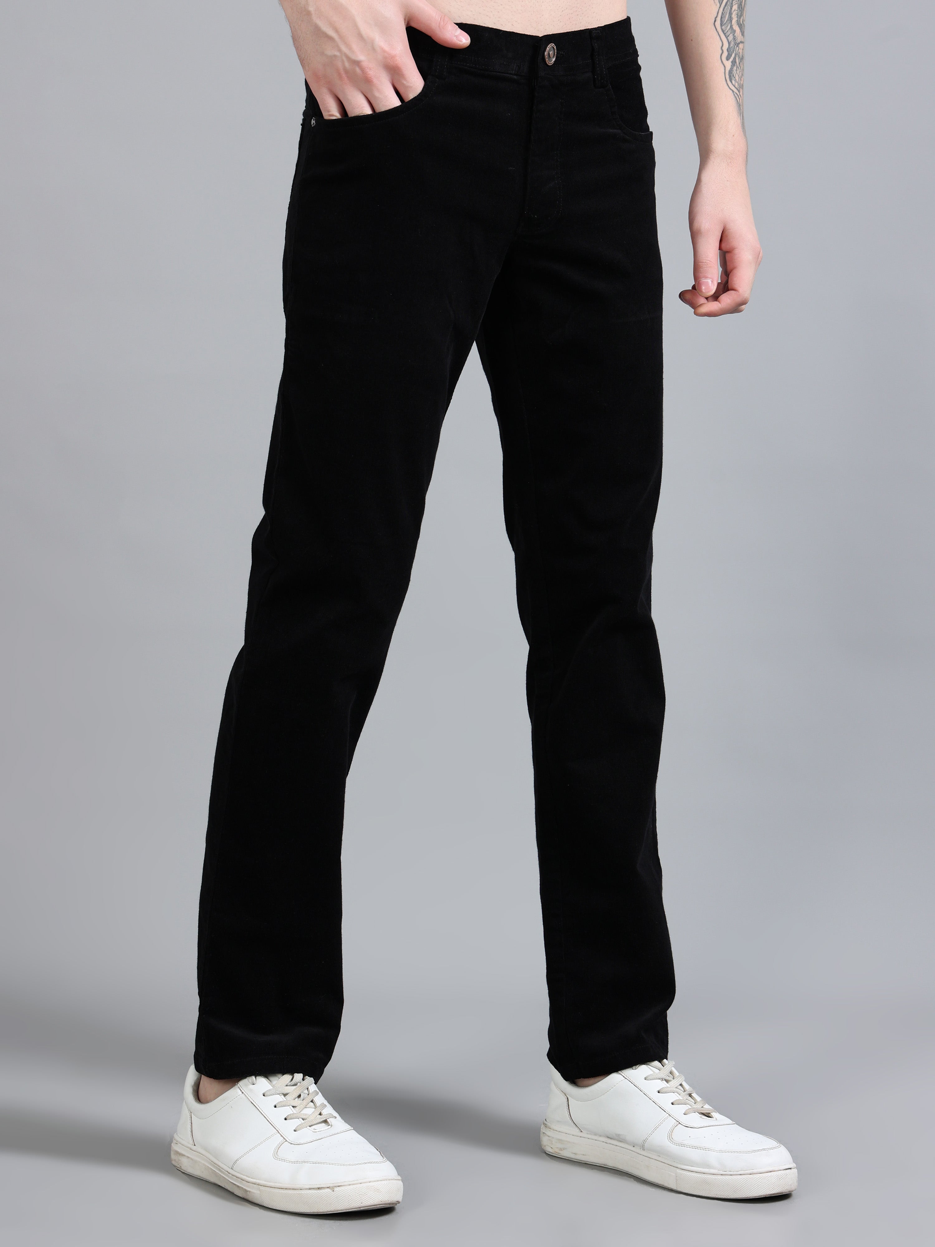 Navy Corduroy Trousers​ | Corduroy Pant  Mens