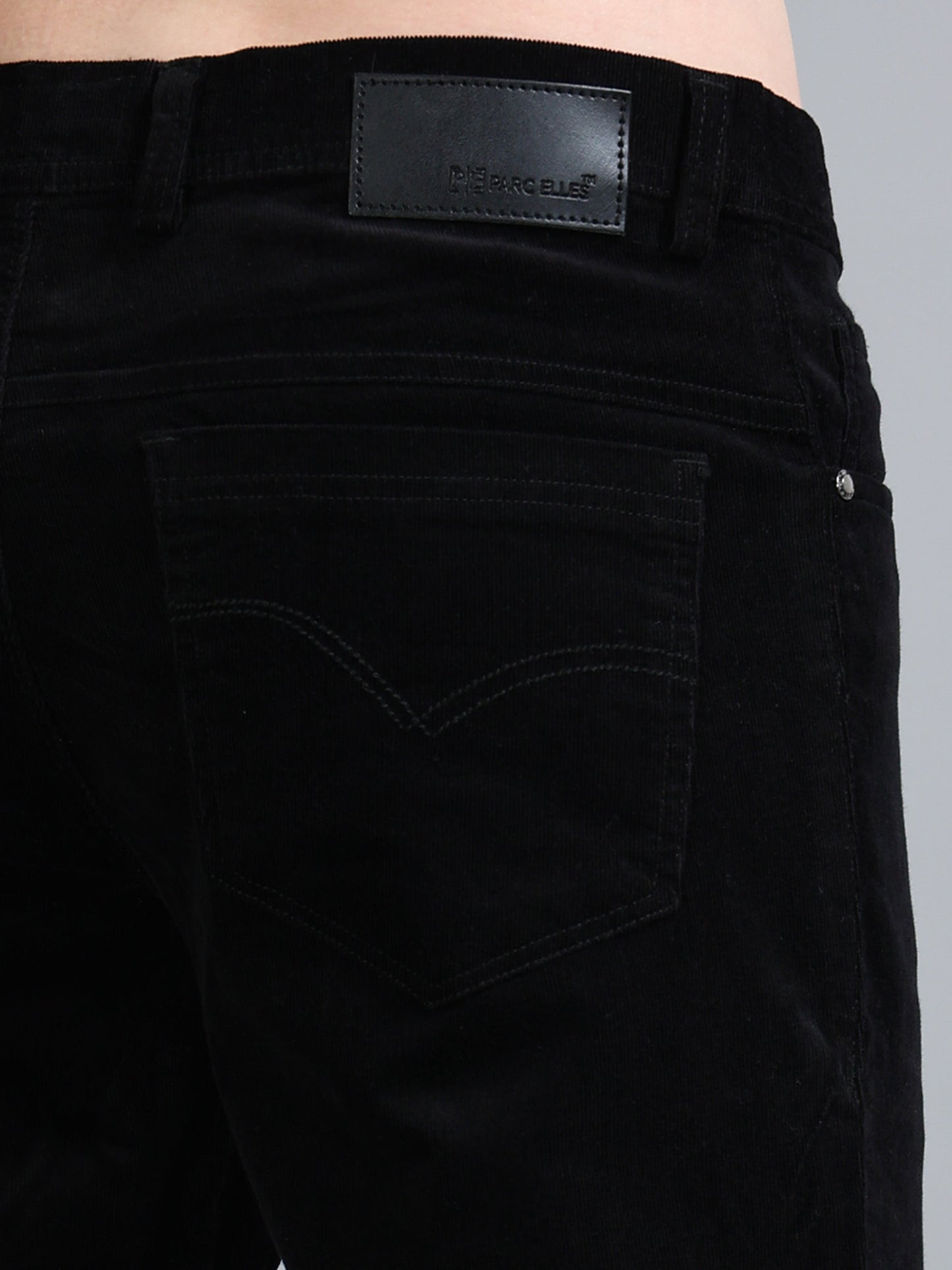 Men Corduroy Trousers-Navy