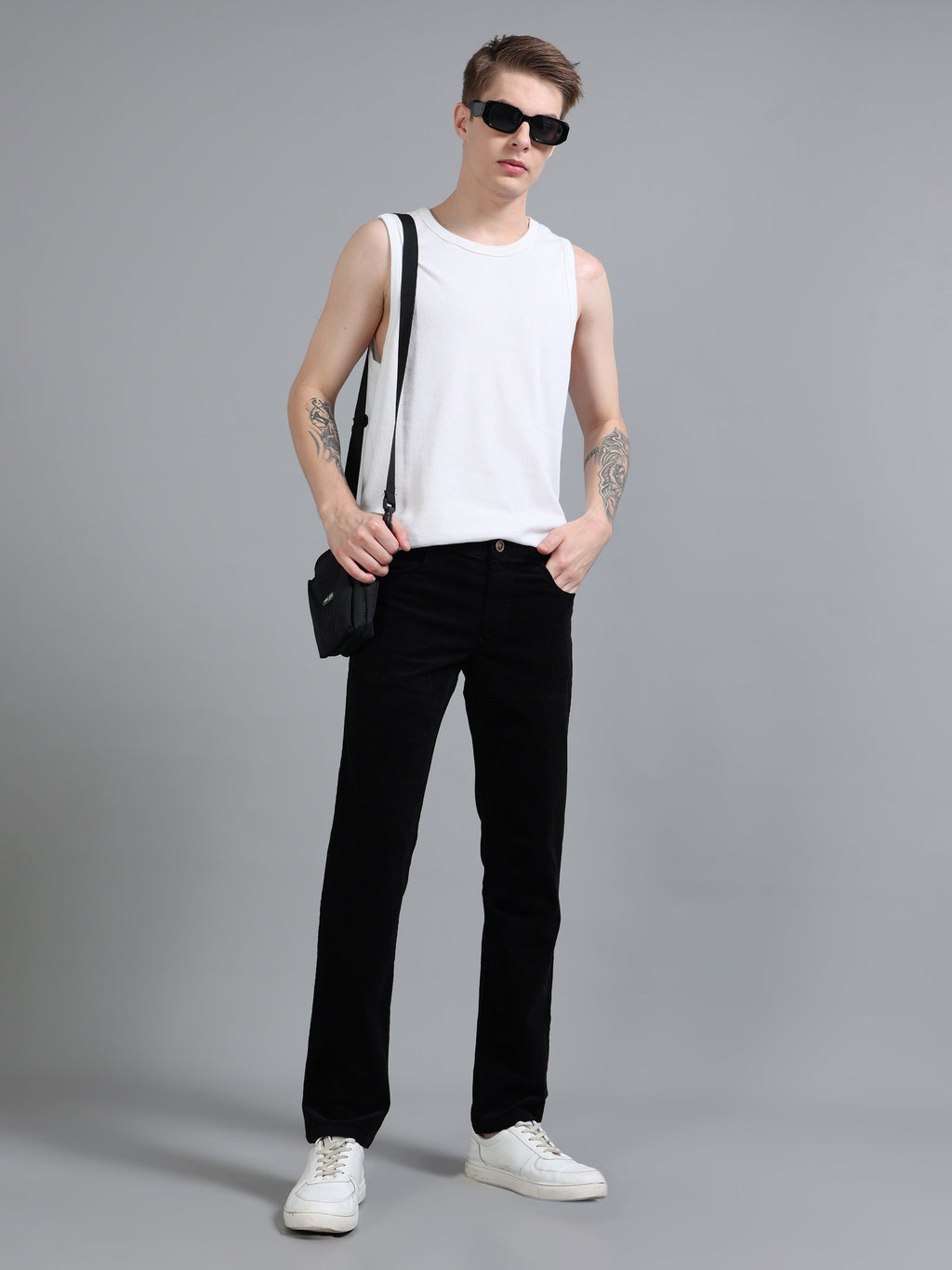 Navy Corduroy Trousers​ | Corduroy Pant  Mens